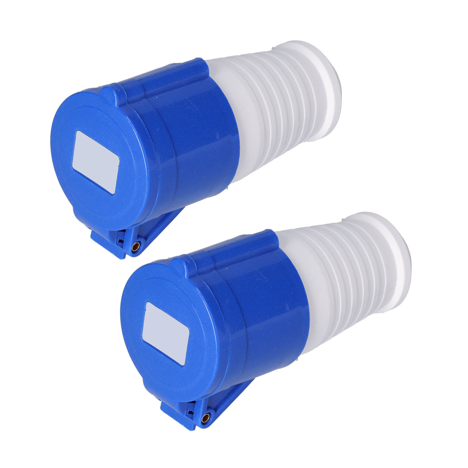 Packung Mit 2 Industriesteckern, Wasserdicht, 3-polig, Bieten Hervorragende Leitfähigkeit Und Hohe Langlebigkeit (220 V Bis 250 V).