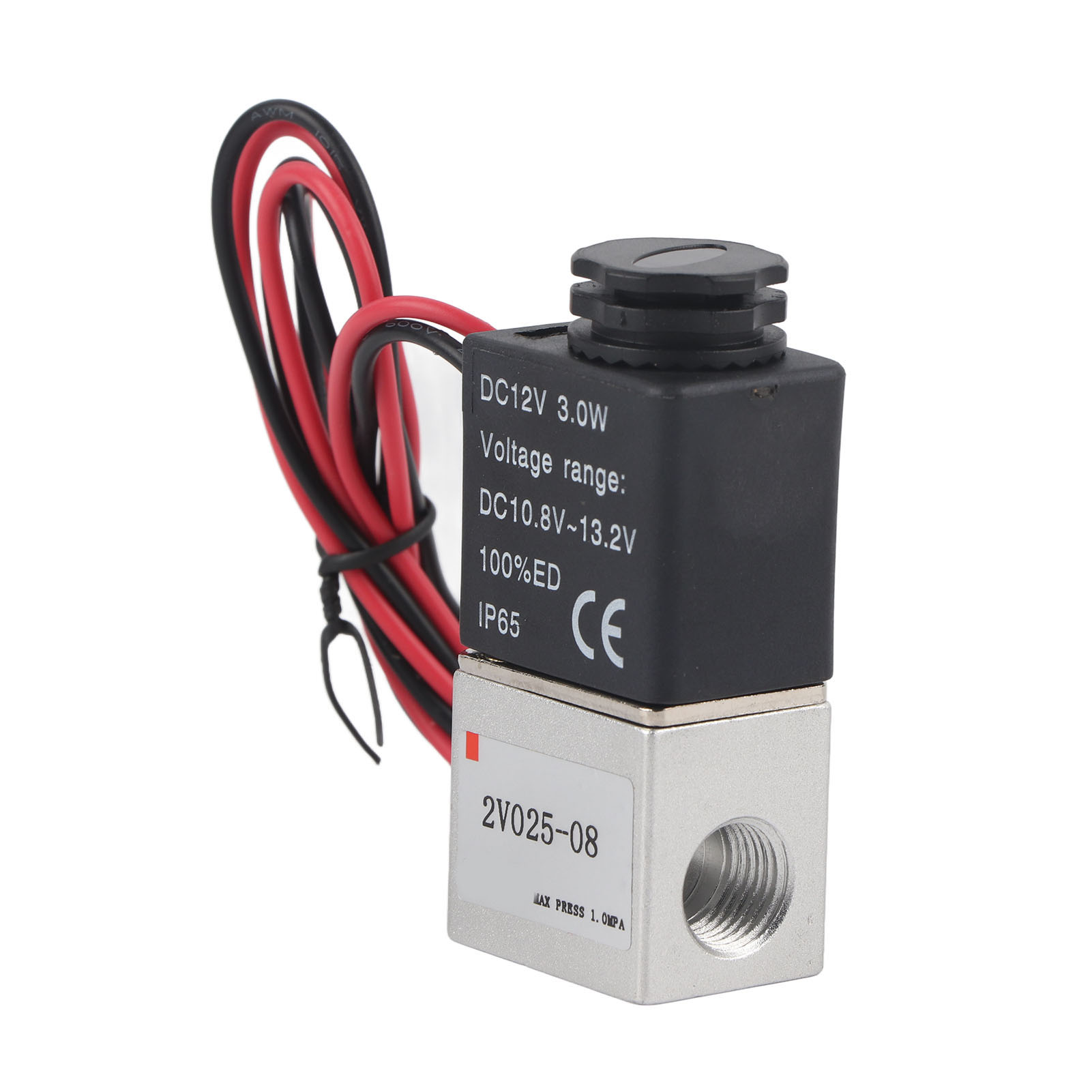 2-wege-magnetventil Aus Stromlos Geschlossener Aluminiumlegierung, G1/4 Zoll, 2v025-08dc12v