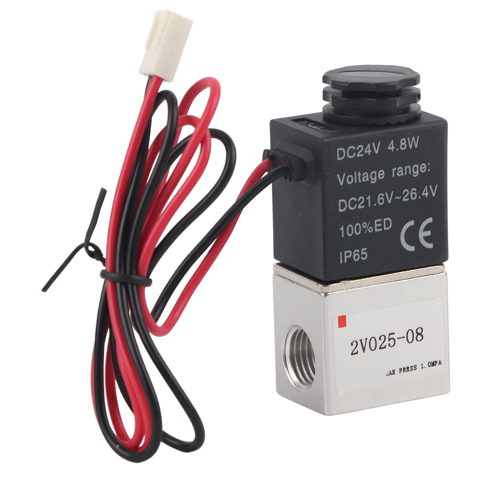 2-wege-magnetventil Aus Stromlos Geschlossener Aluminiumlegierung, G1/4 Zoll, 2v025-08dc24v