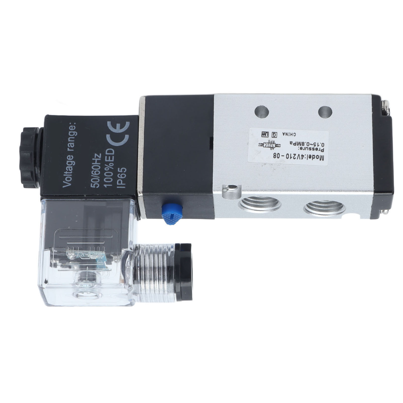 4v210-08 Magnetventil, 2-wege, 5-fach, Druckluftspülung Für Automatisierte Werkstätten, 12 V Dc