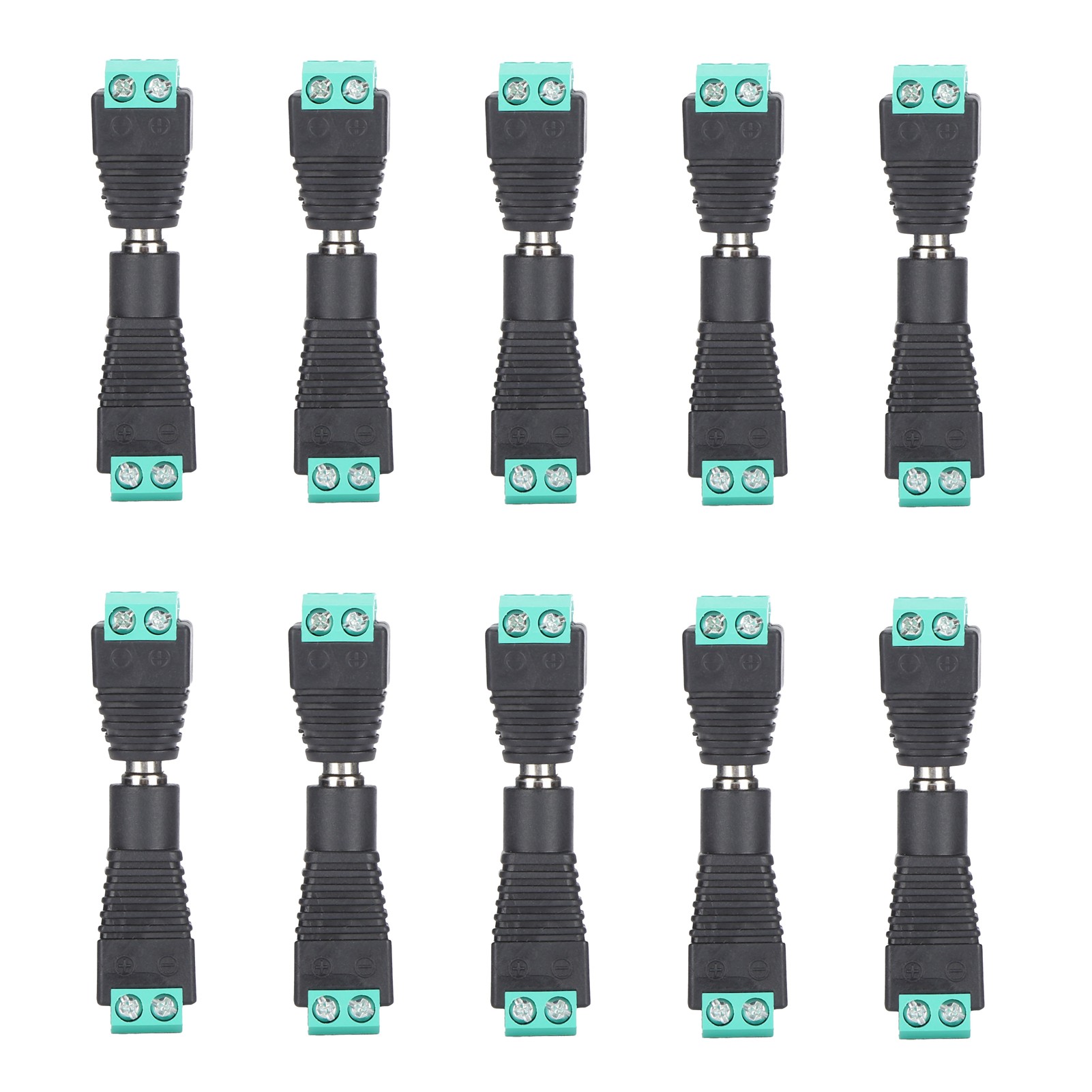 Dc-netzteil (männlich Und Weiblich), 5,5 X 2,1 Mm Adapterstecker Für Led-streifen Und Überwachungskameras