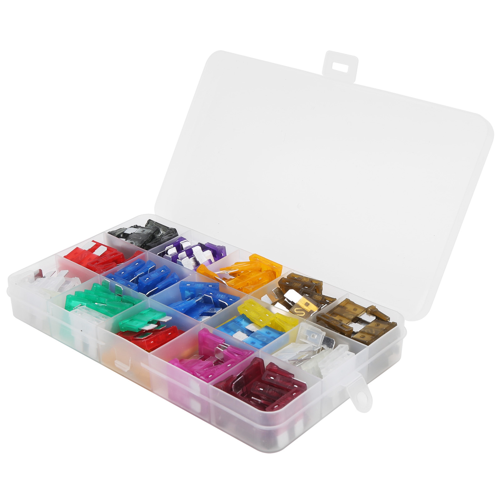 Satz Mit 150 Flachsicherungen Für Autos: 2a/3a/5a/7,5a/10a/15a/20a/25a/30a/35a/40a