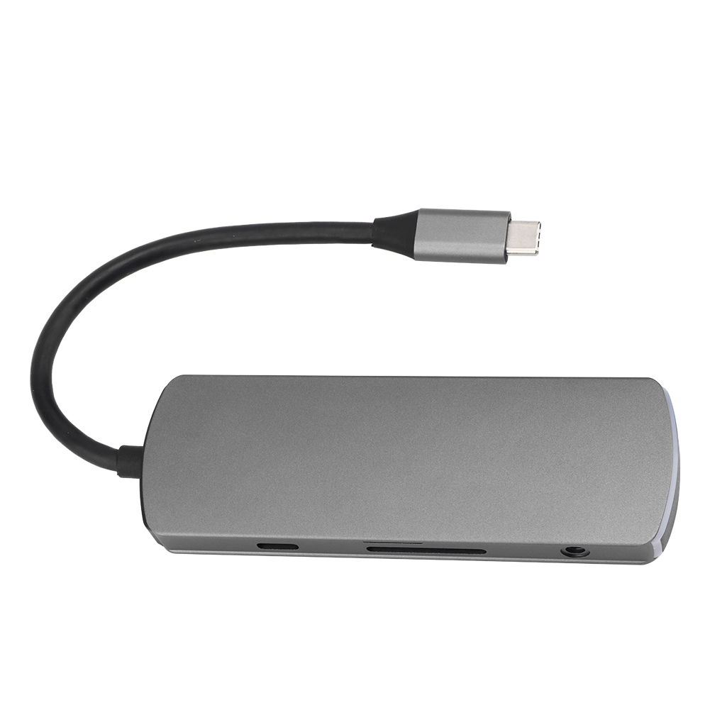 Multifunktionale 8-in-1-dockingstation Mit Usb-c-zu-hdmi-hub Und Pd-ladeanzeige