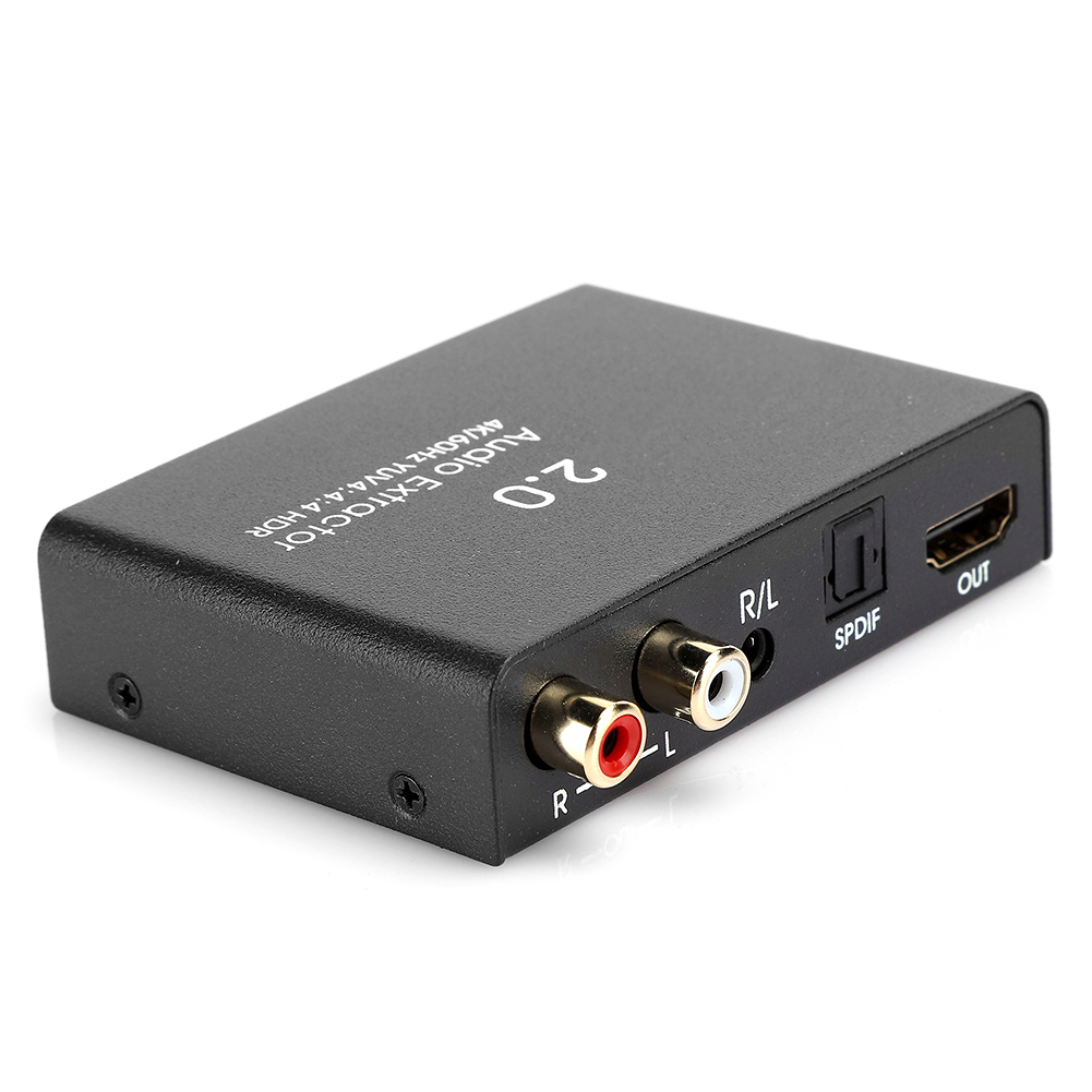 Hdmi 2.0 1x1 4k 60hz Audio-extraktor, Yuv 4:4:4 Hdr Digitaler Optischer Splitter (110–240 V) Eu