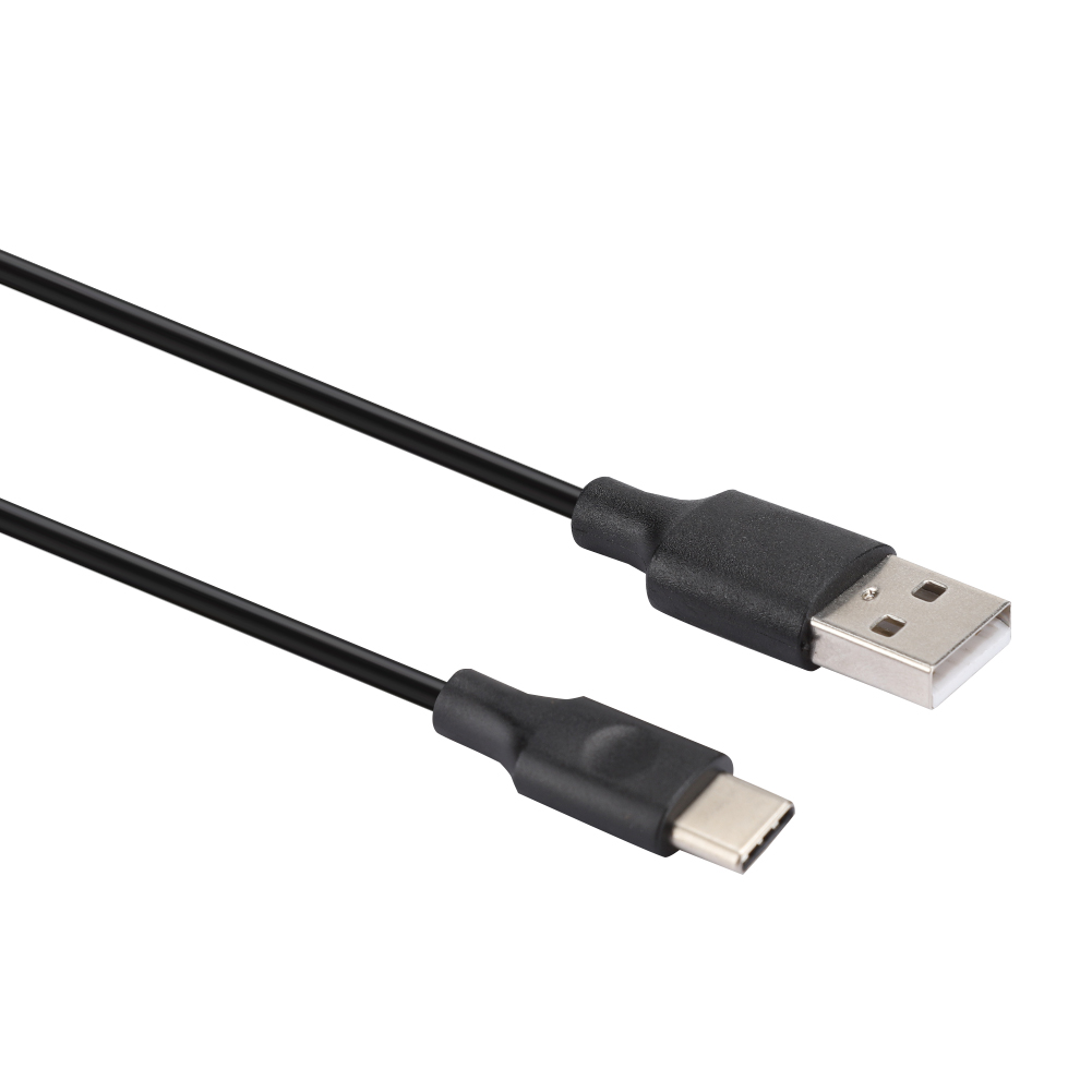 1 M (3,3 Fuß) Langes Pvc-schnellladekabel Typ C (3 A) Mit Reinem Kupferkern Und Datenübertragungsleitung