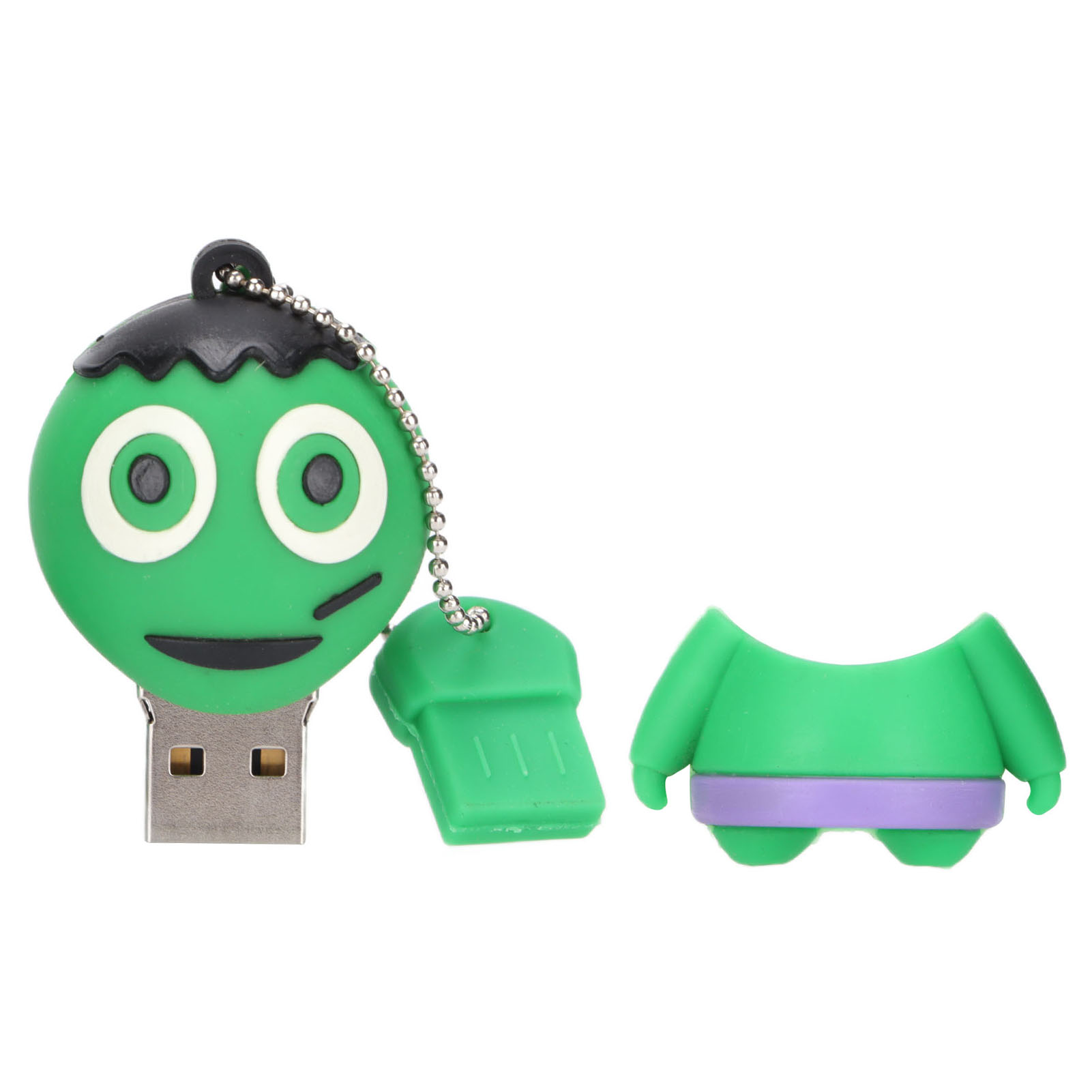 Wasserdichter Usb-2.0-stick, 32 Gb, Grünes Geistermotiv, Halloween-geschenk