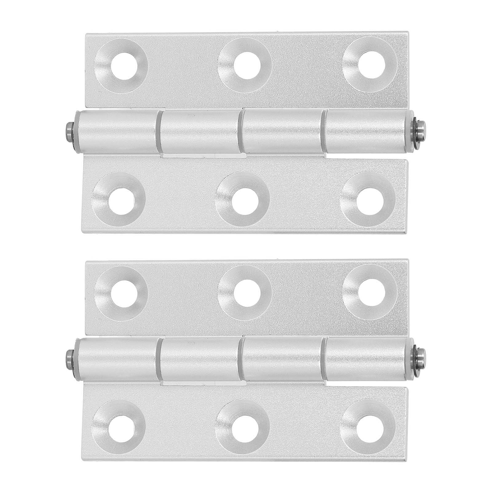 Klappbare Flachscharniere Aus Aluminiumprofil Mit Harzbuchse, Vierkantachsen, Türbeschläge