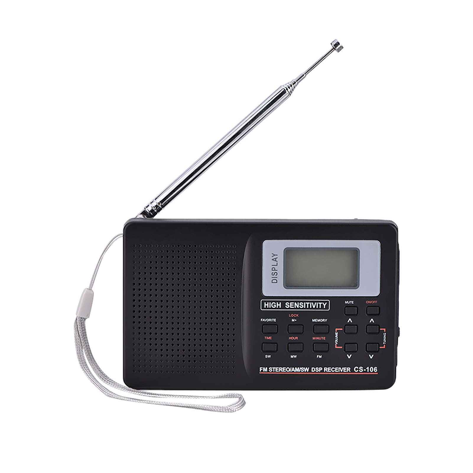 Vollfrequenz-fm/am/sw-radiowecker, Typ 1 (batterien Nicht Enthalten)