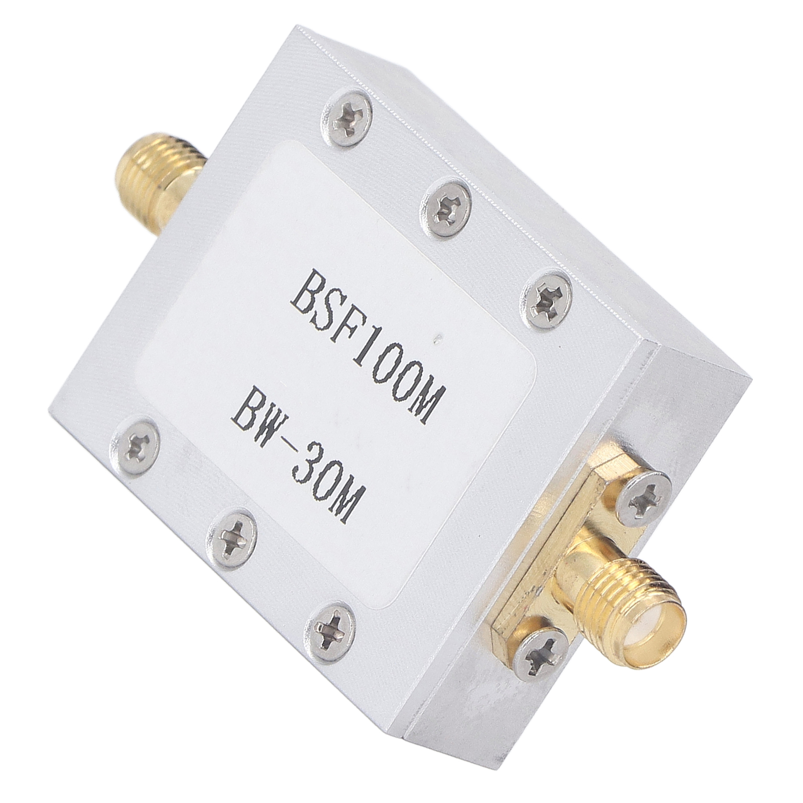 88–108 Mhz Fm-störungsunterdrückungs-sperrfilter, Cnc-gefrästes Gehäuse Aus Aluminiumlegierung, Passiver Schlitzfilter