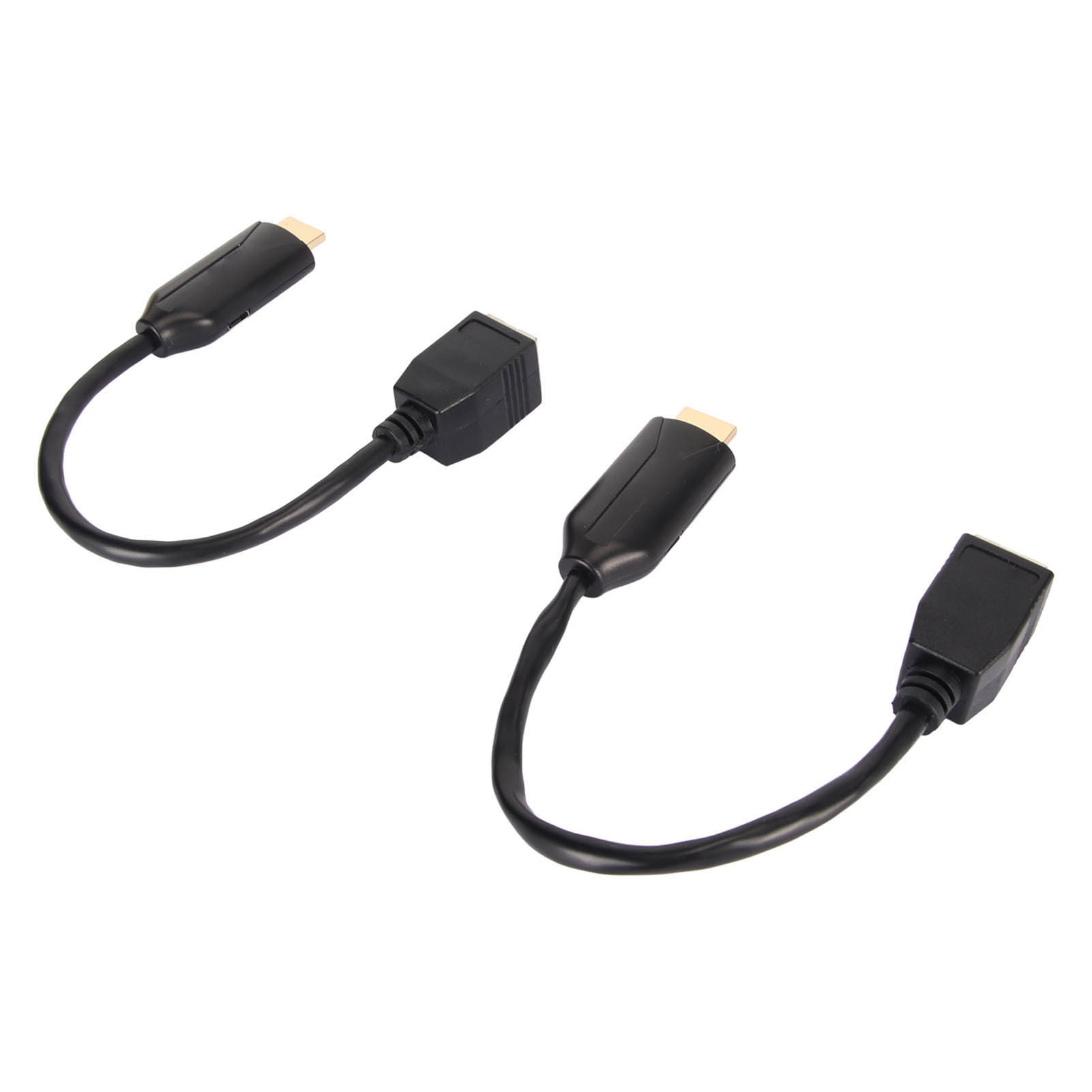 Multimedia-interface-extender (full Hd 1080p) Über Cat5e/cat6, Reichweite Bis Zu 60 M, Rj45-ethernet-transceiver, 100–240-v-netzteil, Eu-stecker