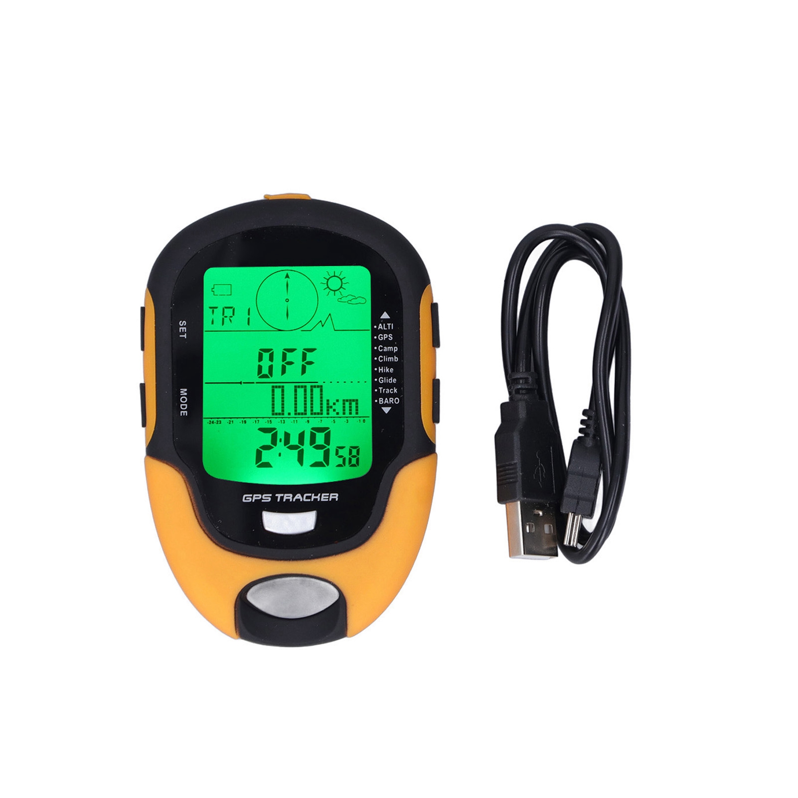Gps, Multifunktionaler Elektronischer Höhenmesser, Barometer, Thermometer, Hygrometer, Wasserdichter Digitaler Kompass
