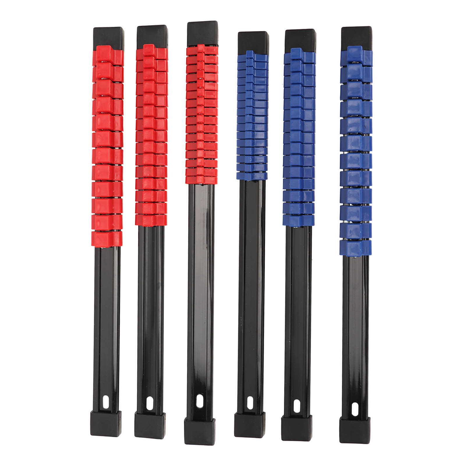 1/2", 3/8" Und 1/4" Steckschlüsselhalter Zum Aufstecken, Multifunktionaler Steckschlüssel-organizer Aus Kunststoff Für Den Werkzeugschrank, 6er-set