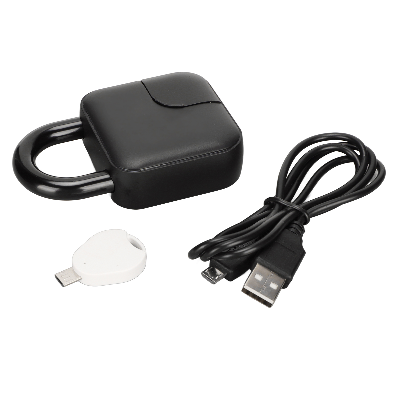 Biometrisches Fingerabdruck-vorhängeschloss Mit Fingerabdrucksensor, Usb-ladefunktion, Ip65 Wasserdicht, Für Schränke, Koffer, Kommoden