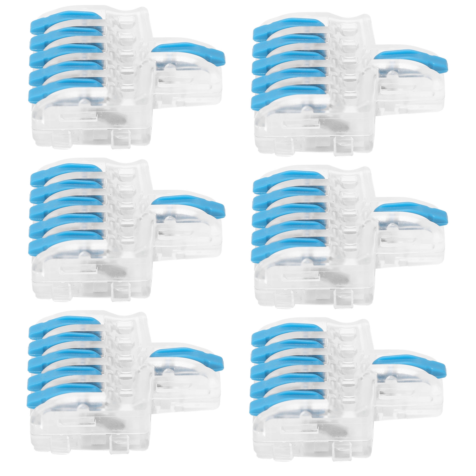 20 Schnellverbinder Für Spl-kabel, T-klemmen, 5-in-1 Kupferleiter-leitungsverteiler (blau)