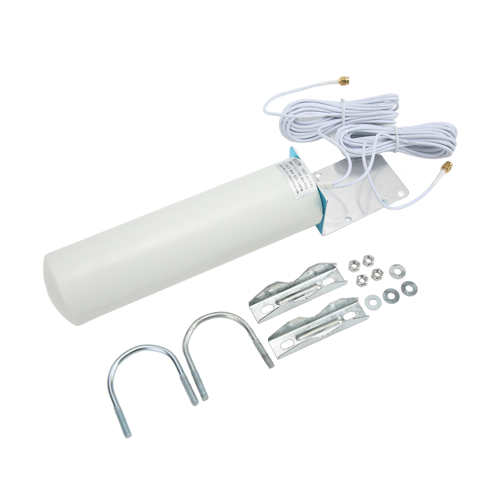Kj-001 12 Dbi Omnidirektionale 3g/4g-außenantenne Mit Zwei Sma-steckern