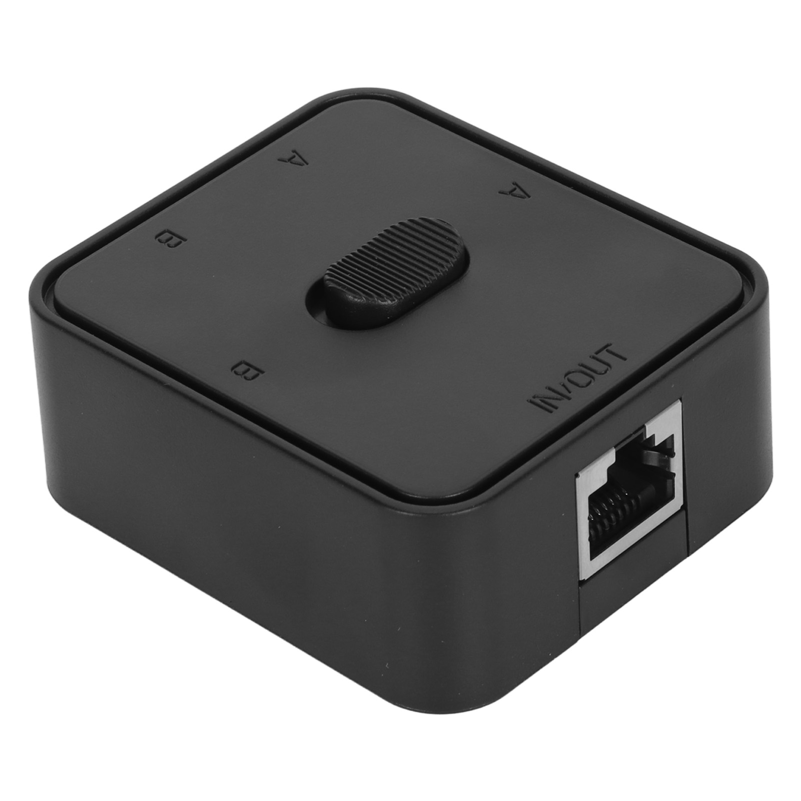2-port (2 Eingänge, 1 Ausgang) Gigabit Rj45 Cat6 Netzwerk-switch Mit Netzwerkschlüsselschalter Und Integriertem Netzteil.