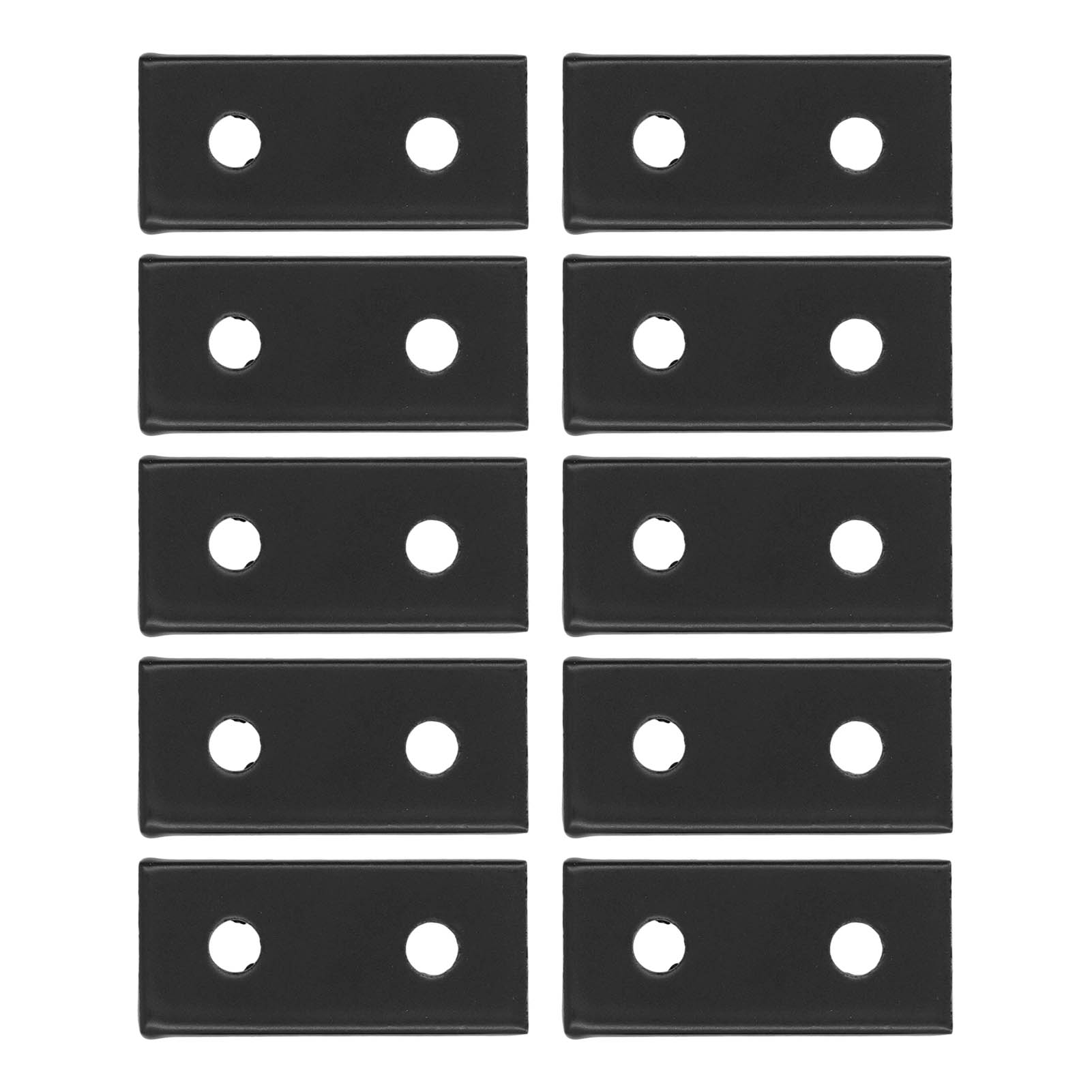 Packung Mit 10 Flachen Befestigungselementen Aus Aluminiumlegierung, 2 Löcher, Rostfrei Und Korrosionsbeständig, Für Tische (2020)
