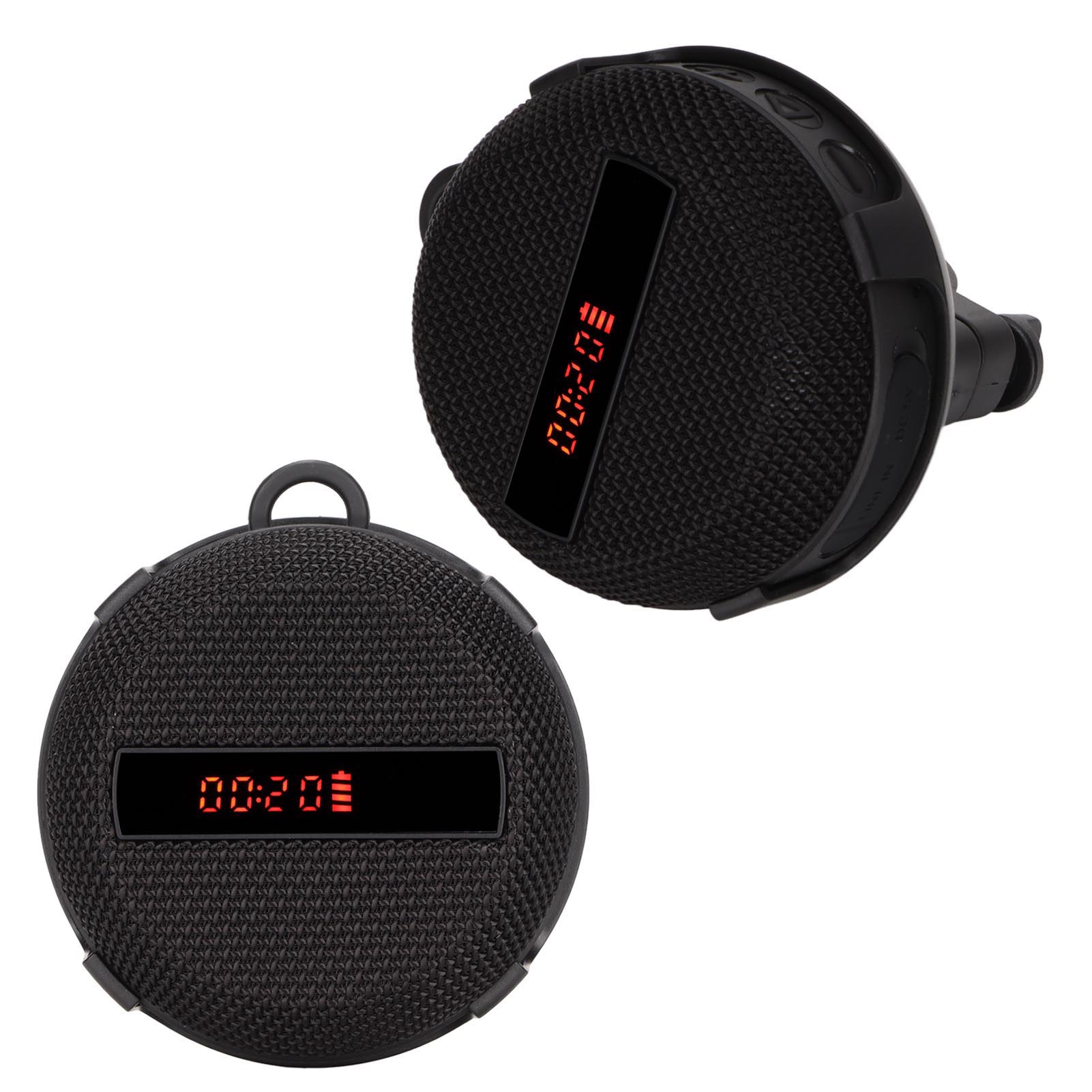Bluetooth 5.0 Fahrradlautsprecher, Wasser- Und Staubdicht (ip65), Mit Anzeige Von Uhrzeit, Geschwindigkeit Und Akkustand.