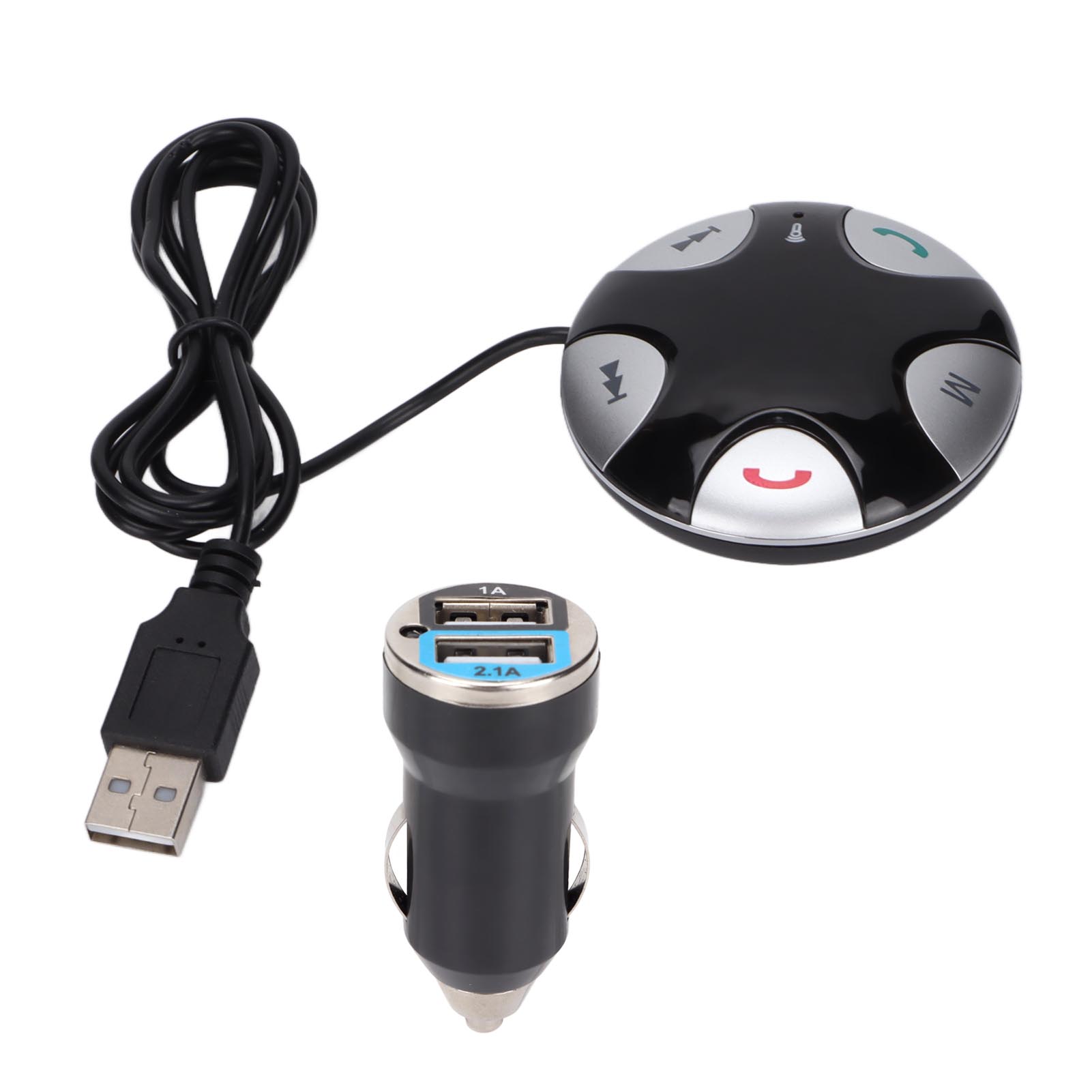 Bt-800 Bluetooth-fm-transmitter, Magnetischer Drahtloser Autoradioadapter Mit Aux-audiokabel Und Speicherkartensteckplatz
