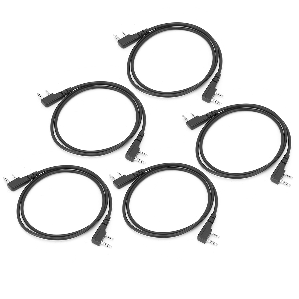 Heads 5-teiliges Kopierkabel Für Zweiwegfunkgeräte, 2-polig, Klon- Und Kopierzubehör.