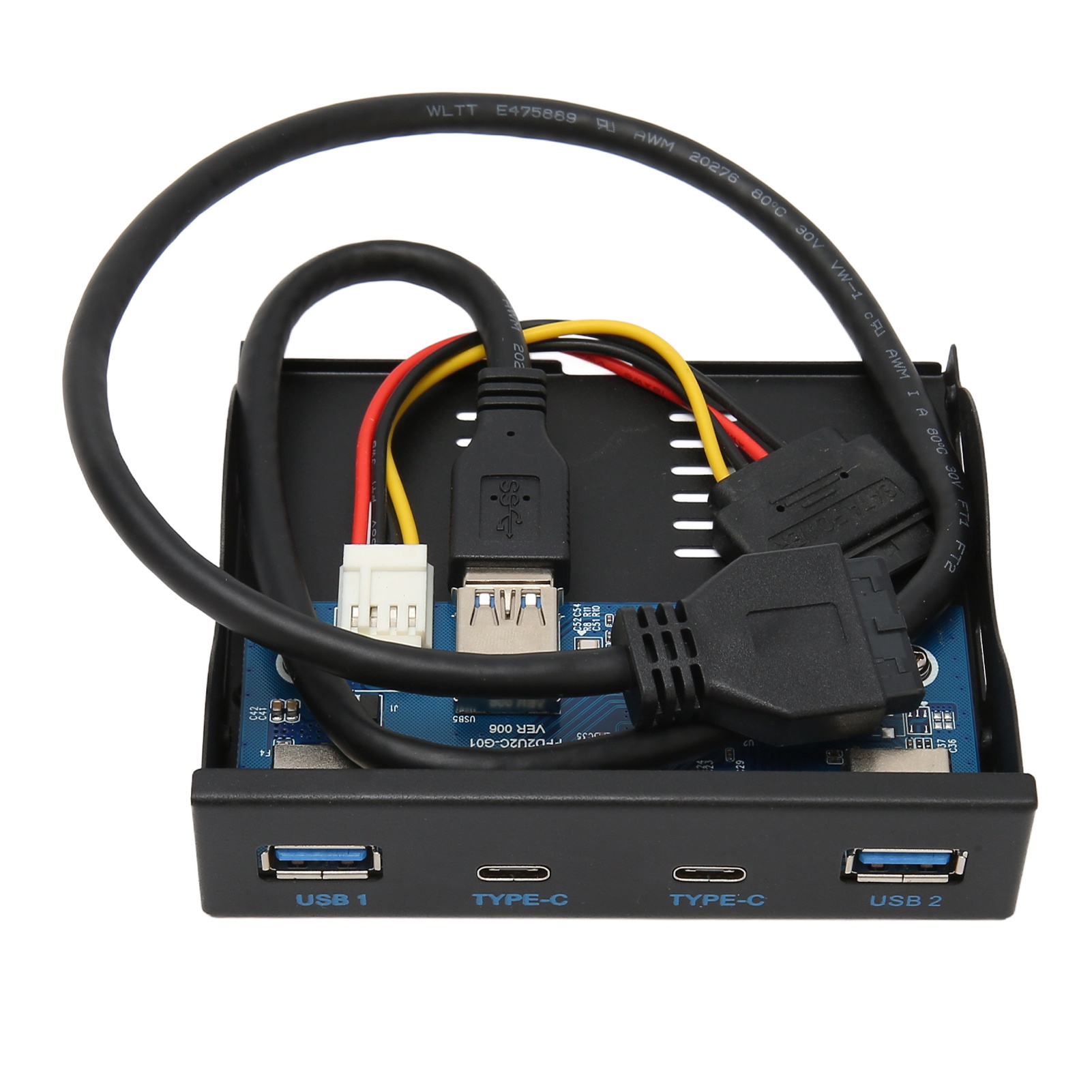 Frontseitiger Usb 3.2-hub, 6 Ports, 5 Gbit/s, Hohe Geschwindigkeit, Plug & Play, Stabil, Für Diskettenlaufwerke, Desktop-gehäuse