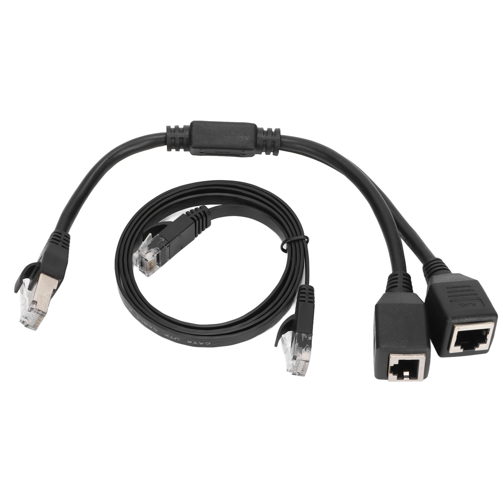 Rj45-ethernet-adapter Mit 1-zu-2-port-erweiterungsfunktion, Idealer Verbindungssplitter Für Zuhause Und Büro.