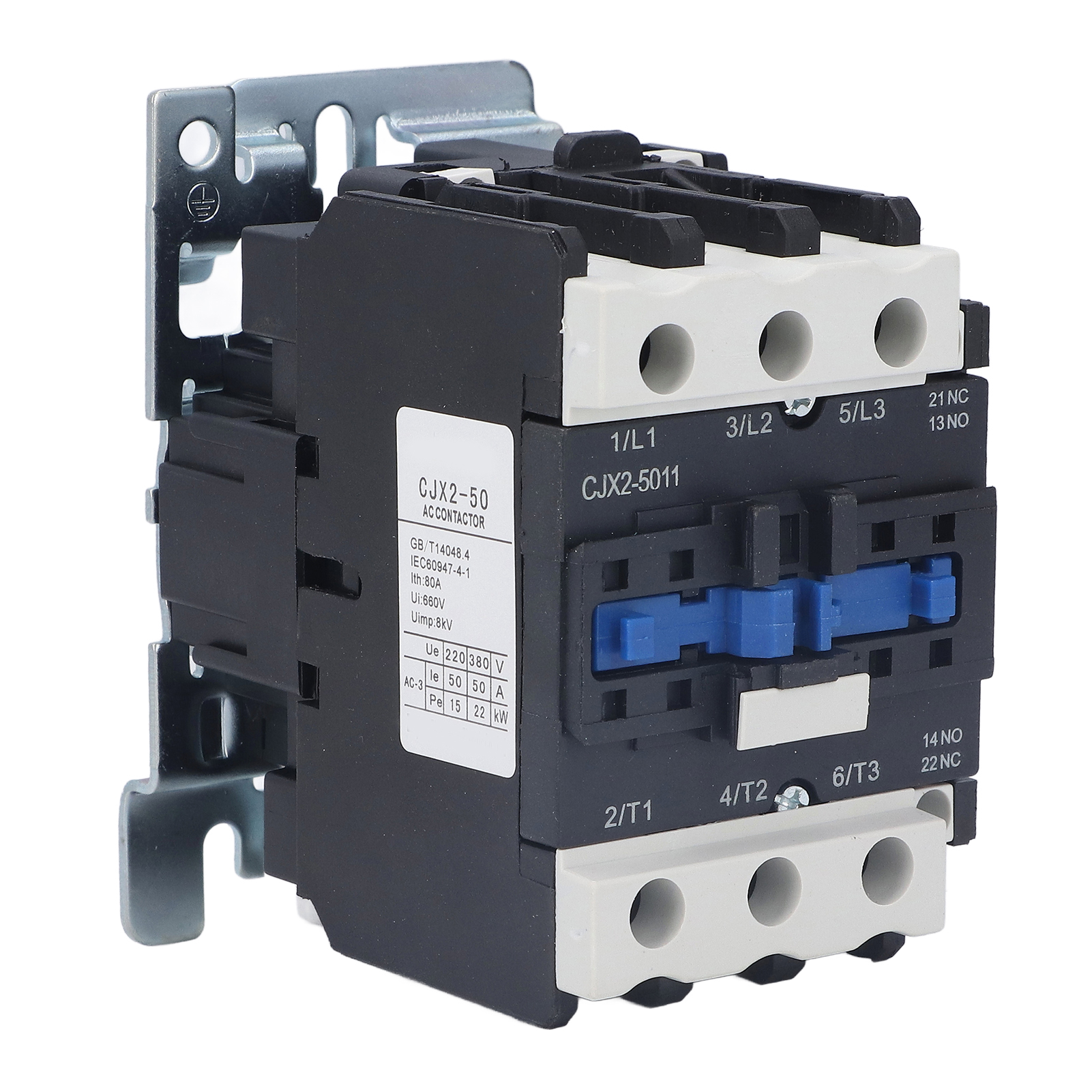 Hochleitfähiger, Flammhemmender Industrie-elektroschütz Für 220v 50a Wechselstromverteilung