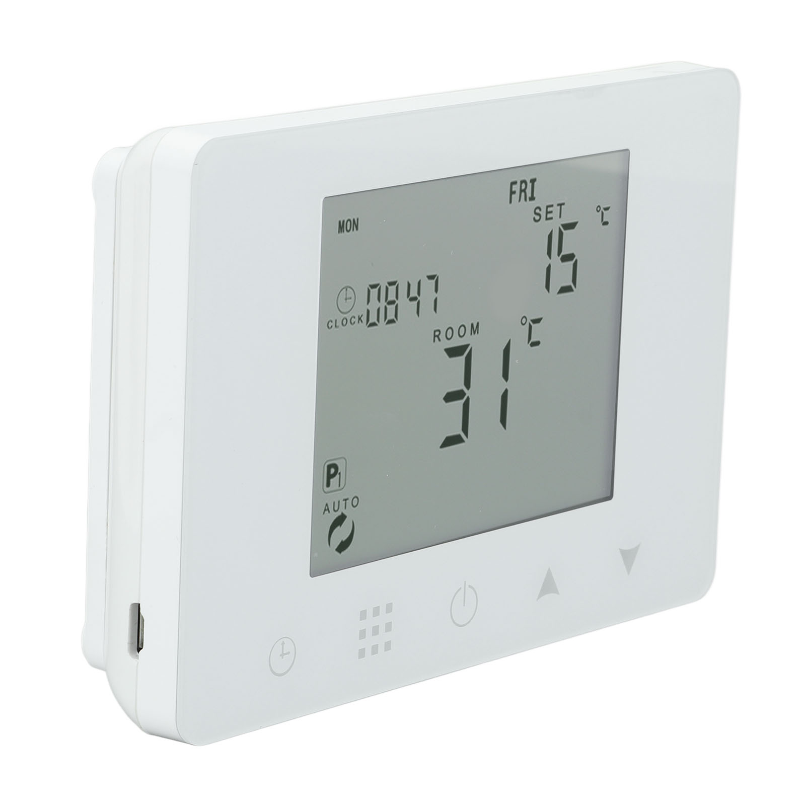 Funk-temperaturregler, Programmierbares, Hintergrundbeleuchtetes Lcd-display, Intelligenter Elektrischer Heizungsthermostat