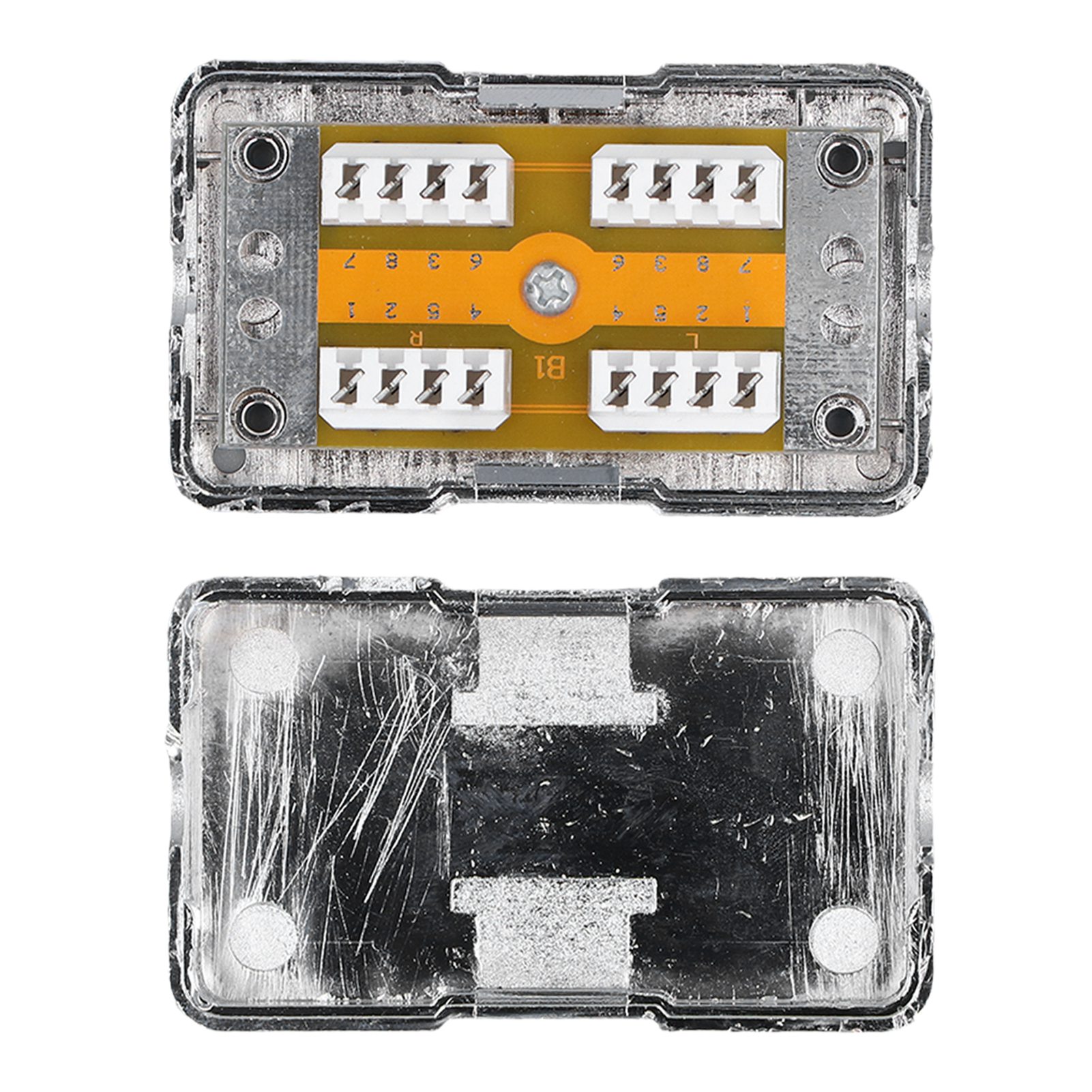 Cat6-anschlussdose Aus Abs-kunststoff, Einportiger, Geschirmter Rj45-anschluss Mit Modul
