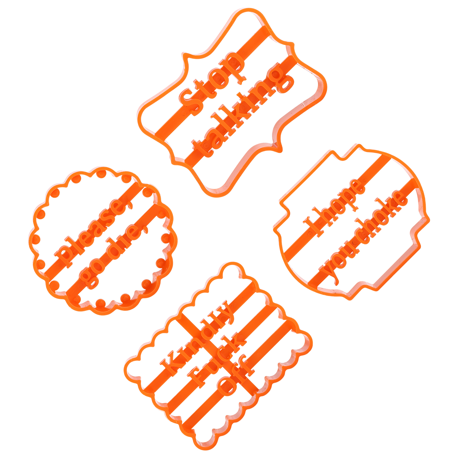 Set Mit 4 Robusten, Langlebigen, Sicheren, Einfach Und Praktisch Zu Verwendenden Diy-ausstechformen Mit Lustigen Motiven Für Kinder