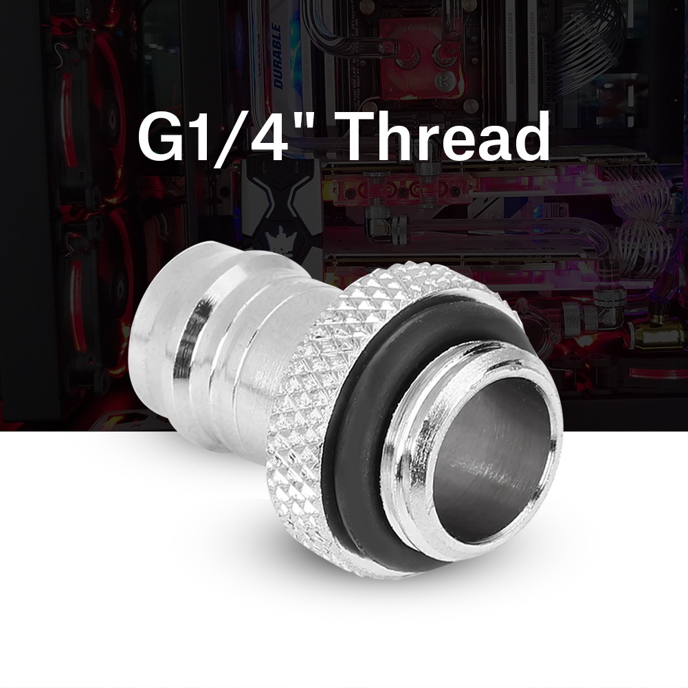G1/4"-gewindeanschluss Auf 3/8"-schlauchanschluss, Flexibler Chromschlauch Für Pc-flüssigkeitskühlung