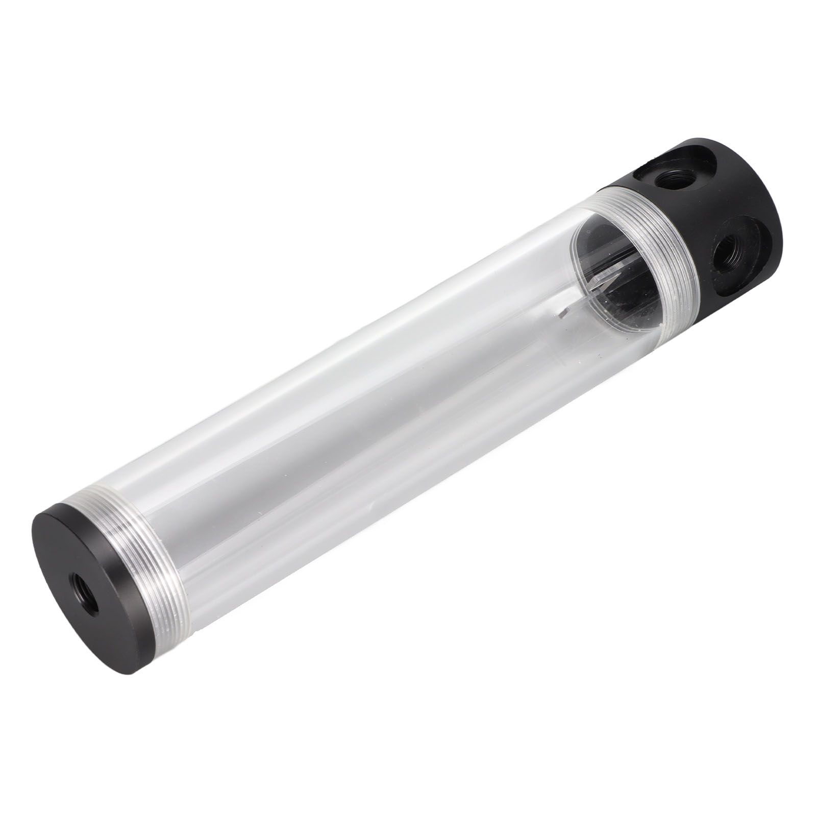 Flüssigkeitskühlbehälter 240 Mm (9,4 Zoll) Lang, G1/4 Zoll Gewinde, 50 Mm (2 Zoll) Durchmesser Schlauch, Geräuscharm, 4 Löcher, Für Pc.