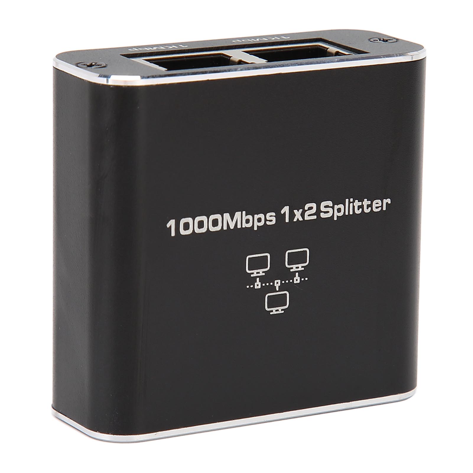 1000-mbit/s-ethernet-splitter (1 Zu 2), Kompatibel Mit Cat5, Cat5e, Cat6 Und Cat7. Ermöglicht Die Gemeinsame Nutzung Eines Rj45-anschlusses Durch Zwei Geräte.
