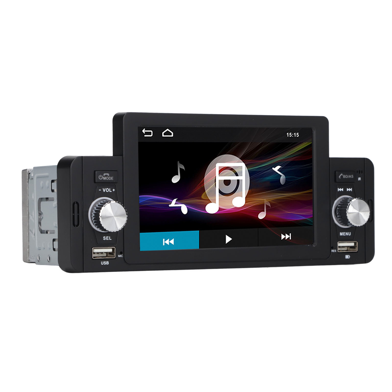 5-zoll-hd-multifunktions-mp5-player Im Single-din-format Mit Bluetooth Und Mobiltelefonverbindung, 12–14,4 V, Swm160