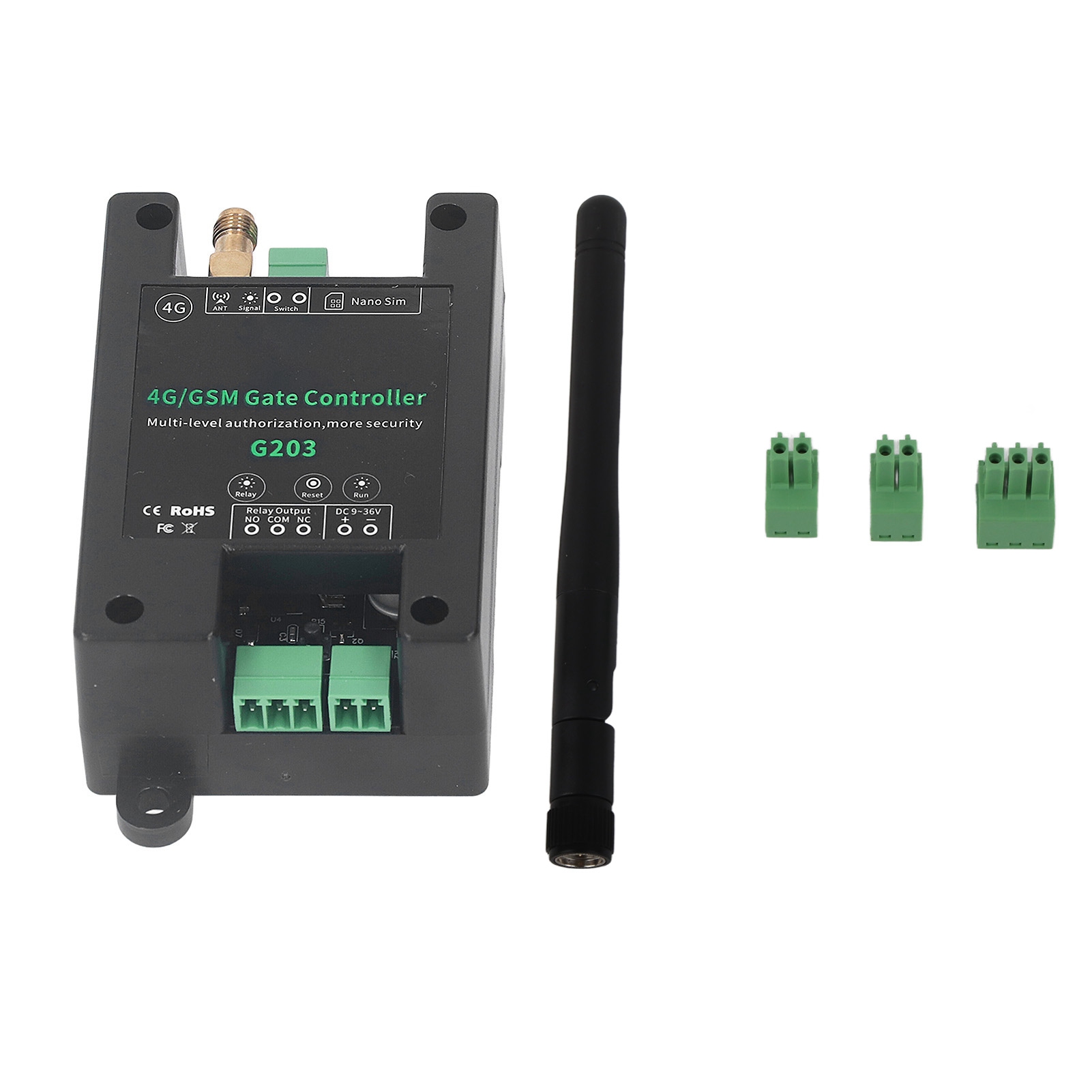 Gsm G203 3g/4g Garagentoröffner-fernbedienung Mit Fernneustart Und Reset (dc 9-36 V).