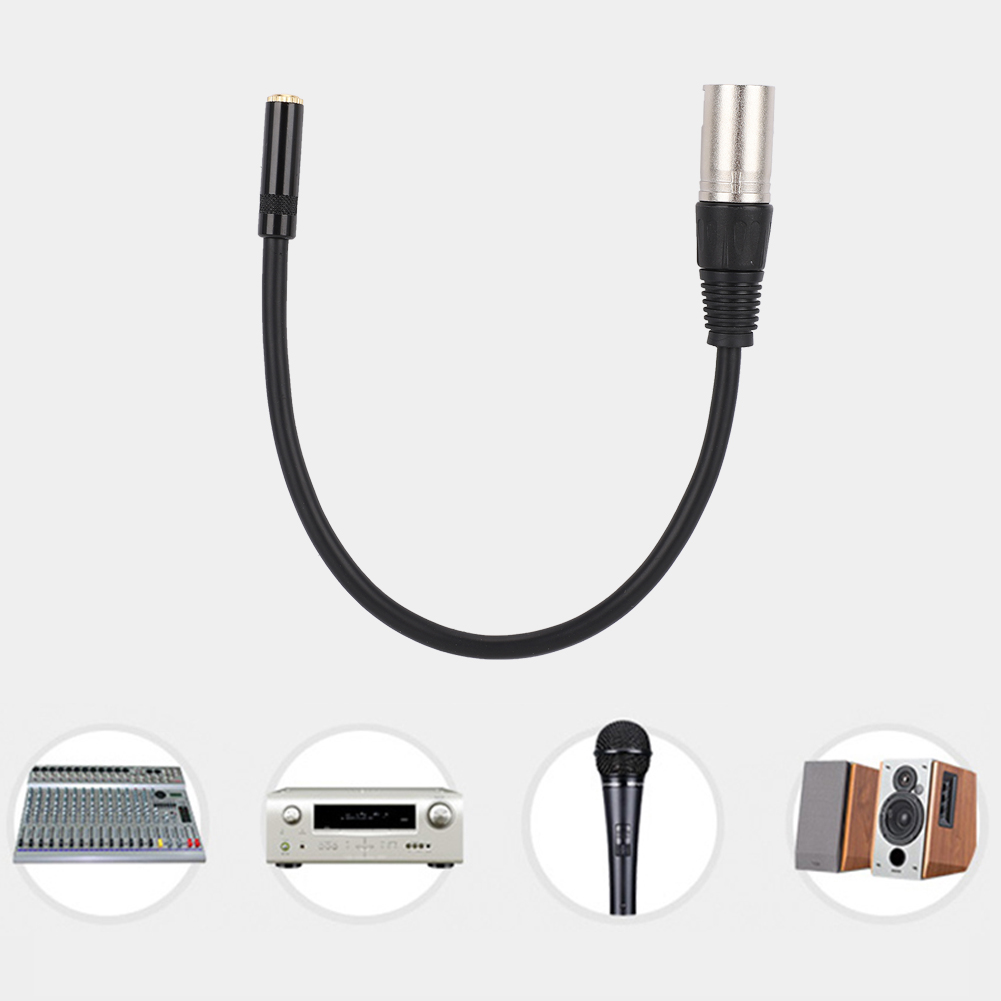 3,5-mm-klinkenbuchse Auf Xlr-stecker Audio-adapterkabel Aus Zinklegierung