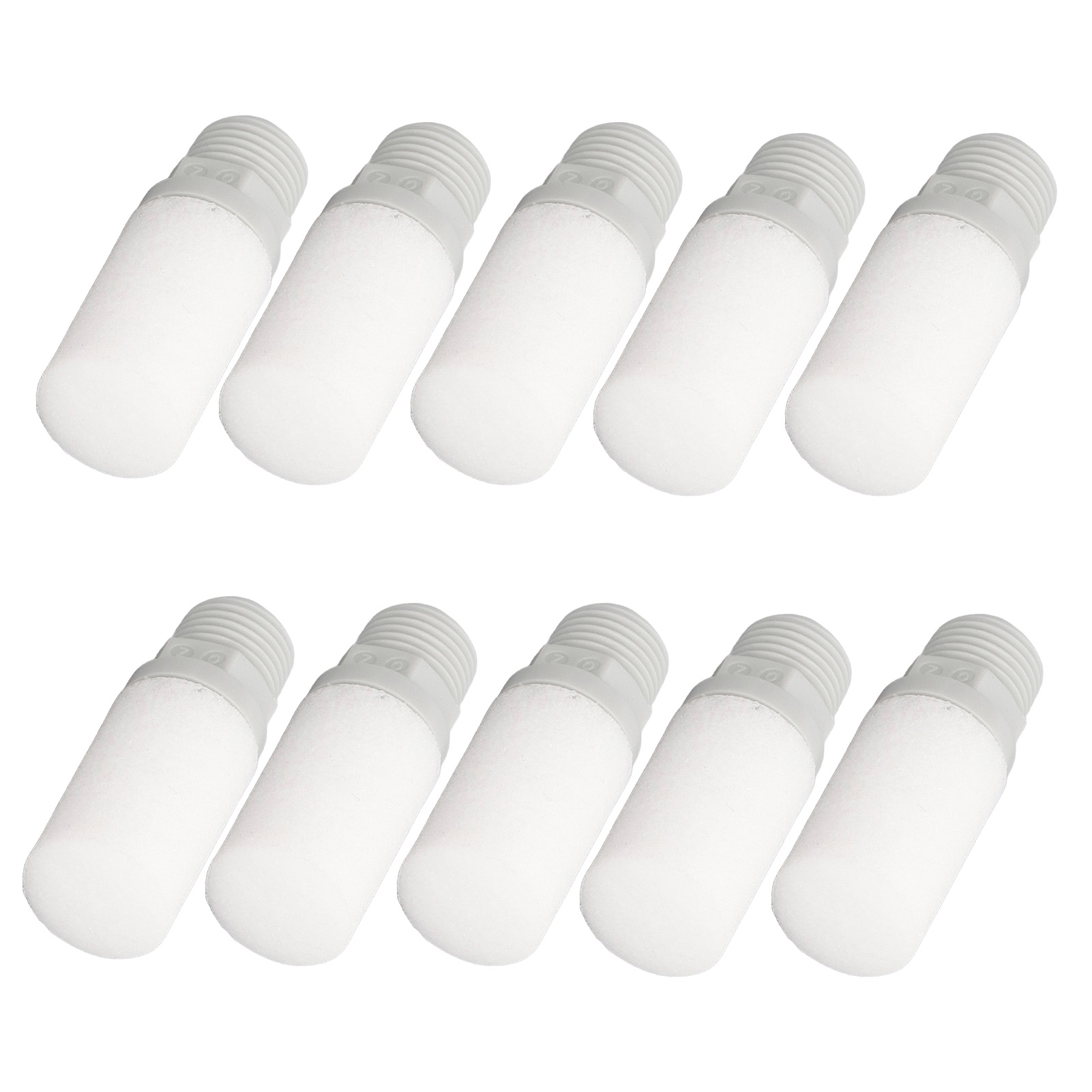 Packung Mit 10 G1/4"-druckluftschalldämpfern Für Auspuffrohre, Pp-geräuschfilter Für Zylinder