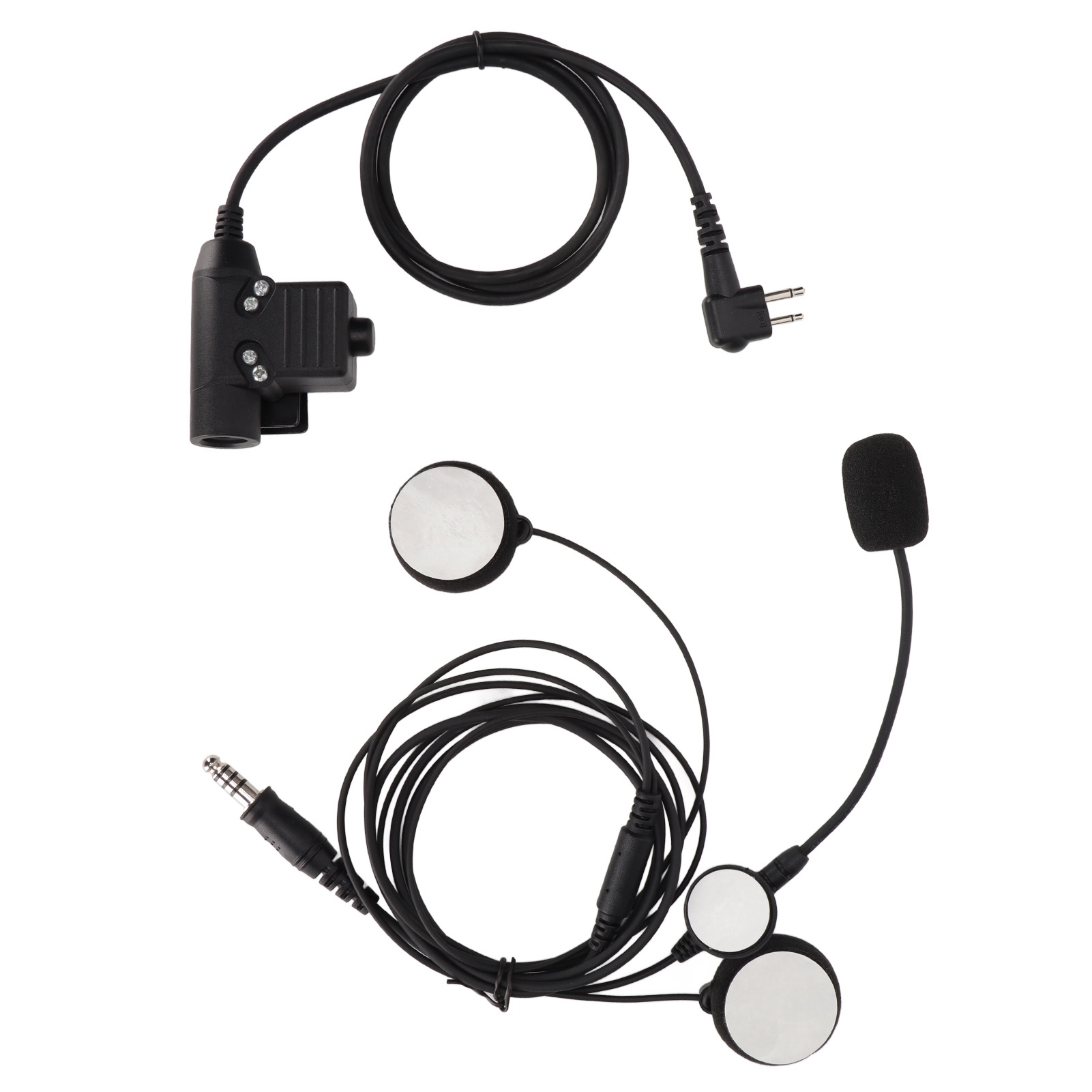Beidseitiges Motorrad-headset +u94 Ppt 7,1 Mm, Kompatibel Mit Motorola Gp88, Gp300, Gp3688 Und Dep450