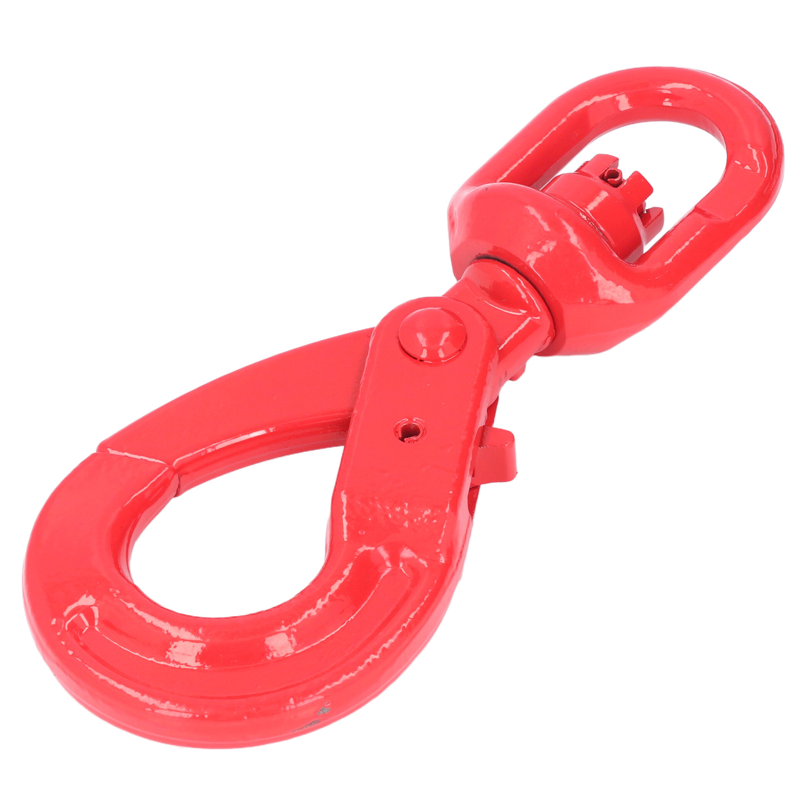G80-kranhaken Aus Geschmiedetem Stahl, Selbstsichernd Und Mit Drehbarer Sicherheitsverriegelung, Für Schiffe Und Kraftfahrzeuge, 2 T, 22 Cm