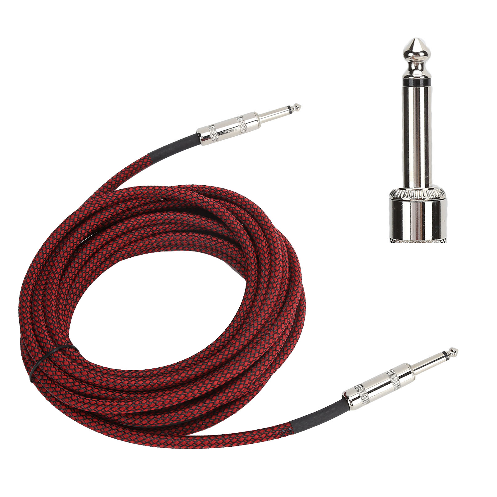 Jorindo 6,35 Mm Rauscharmes Gitarrenkabel Für Musikinstrumentenverstärker, 6,35 Mm (1/4 Zoll), 6 M / 19,7 Fuß, Artikelnummer Jd6205
