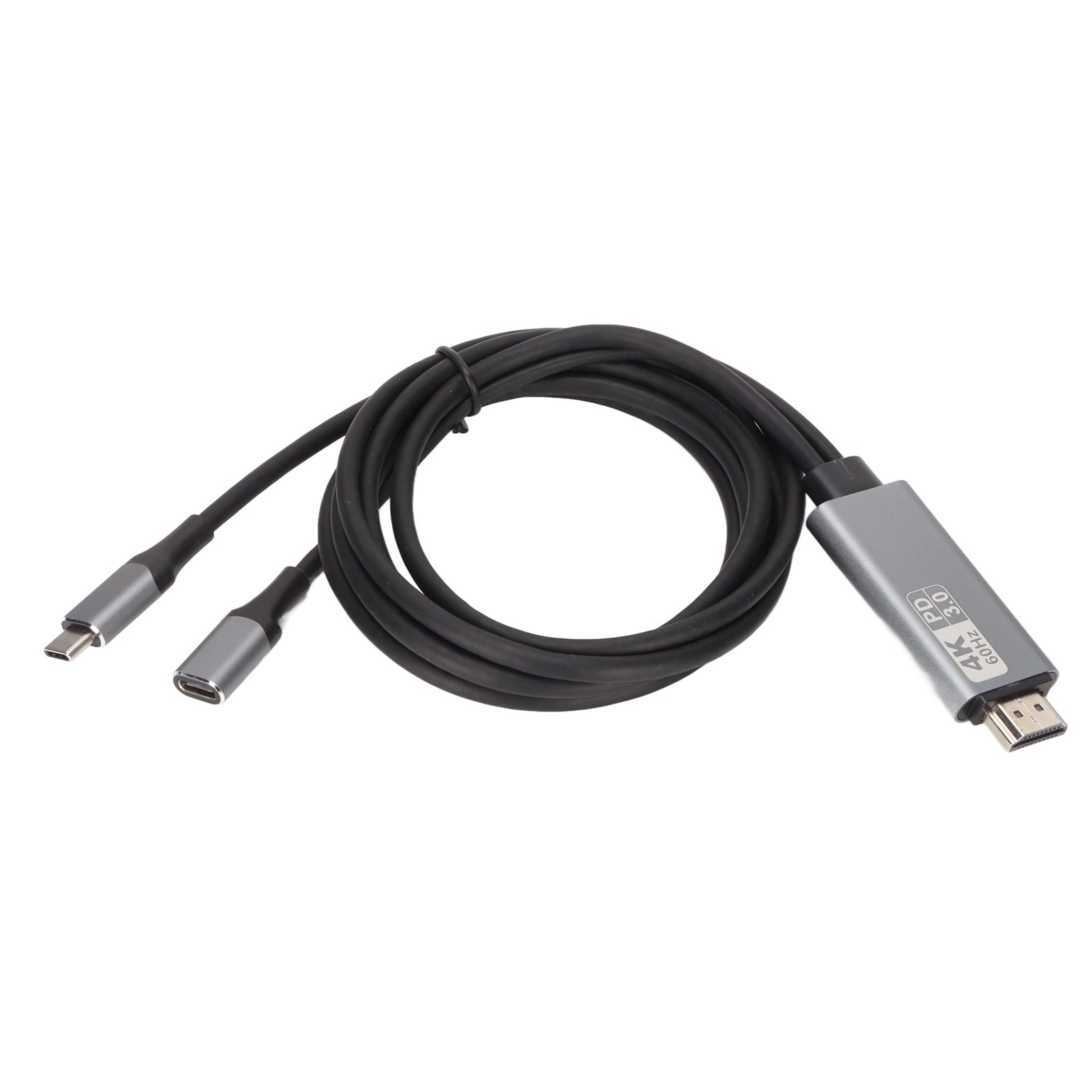 Usb-c Auf Hd Multimedia Interface Kabel, 1,8 M 4k 60hz Hd Projektionskabel, Usb 3.1 Verlängerungskabel Für Laptops.