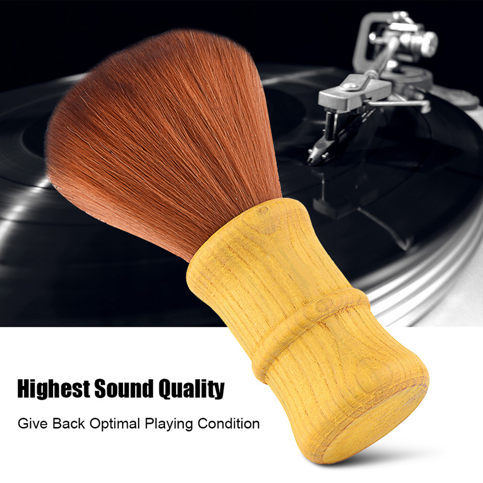 Lp Super Clean Antistatische Vinyl-schallplattenreinigungsbürste, Staubentferner Für Lp-vinyl-schallplatten