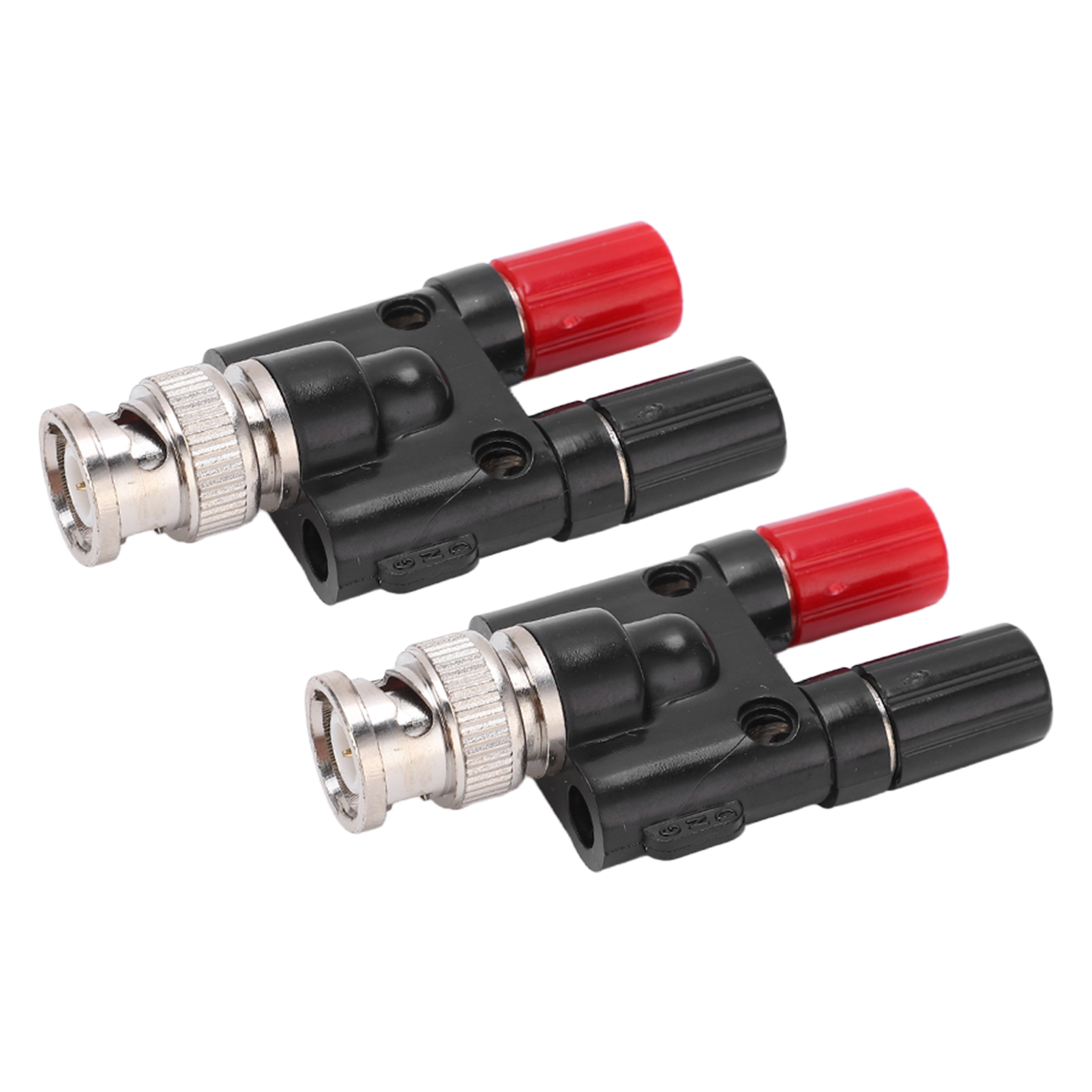 Hf-koaxial-splitter-adapter (2 Männliche Bnc-stecker Auf Zwei 4-mm-bananenstecker-buchsen)