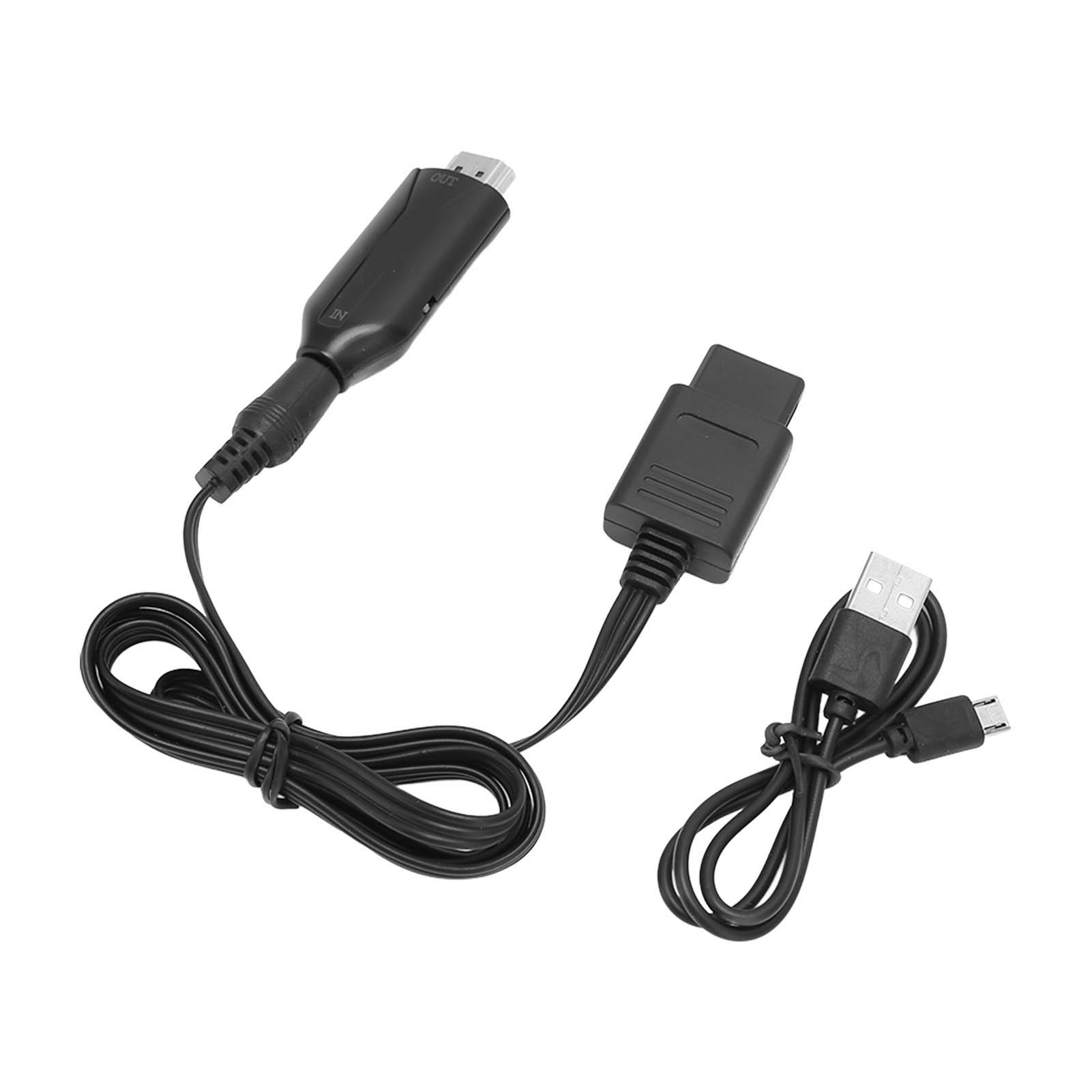 N64-zu-hd-multimedia-adapter, 3 Anzeigemodi, Plug-and-play-hd-videokonverter Mit Netzkabel
