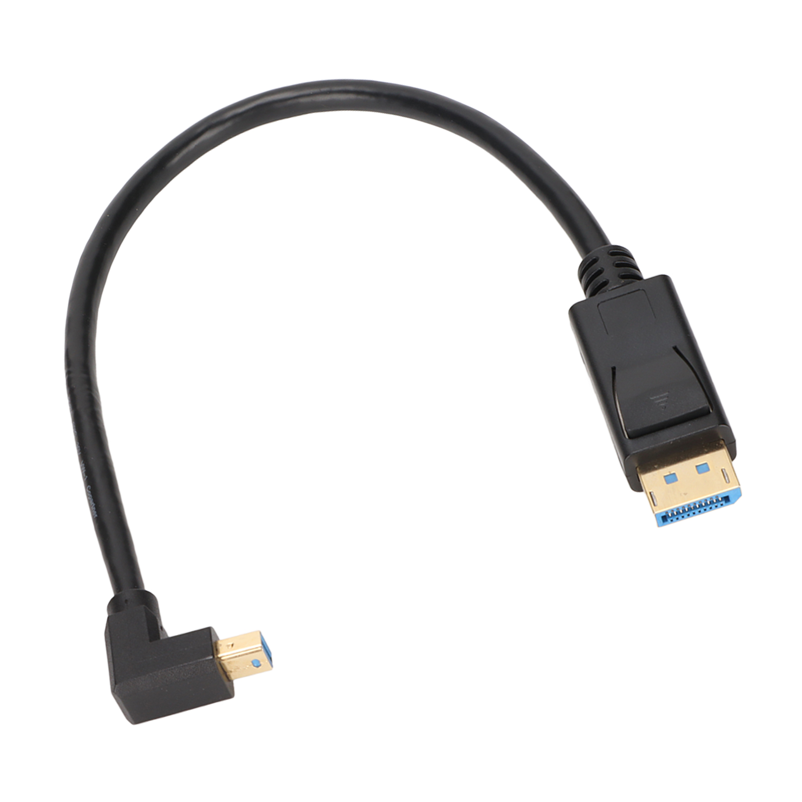 Multifunktionaler Dp-zu-minidp-adapter Mit Unterstützung Für Bidirektionale 8k-60hz- Und 4k-144hz-übertragung. Nach Oben Abgewinkelter Mini-displayport-adapter.