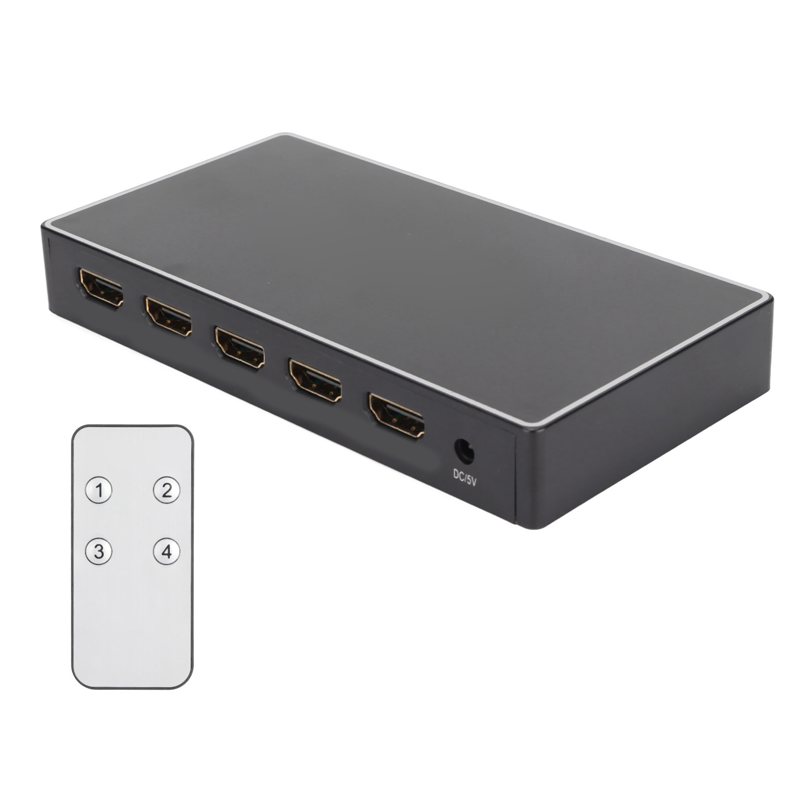 4k Hd Multimedia Interface Selector, 6 Gbit/s, 2,0 V, 4 Eingänge, 1 Ausgang, 4k Bei 60 Hz, Hd Multimedia Interface Converter, 100–240 V, Eu-stecker