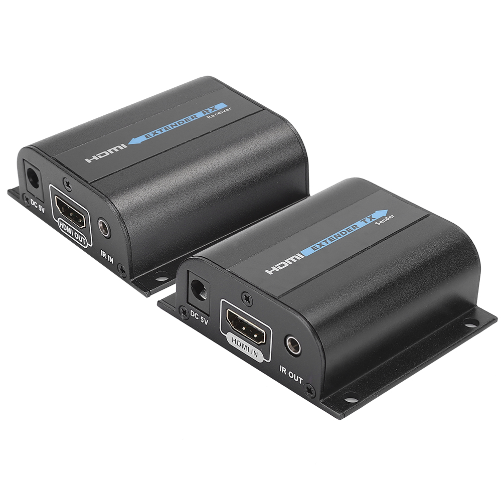 Lkv372ae Hd-verlängerungskabel (60 M), Einzelkabel Mit Rj45-anschluss, Breitband-infrarot, Netzteil (100–220 V), Eu-stecker