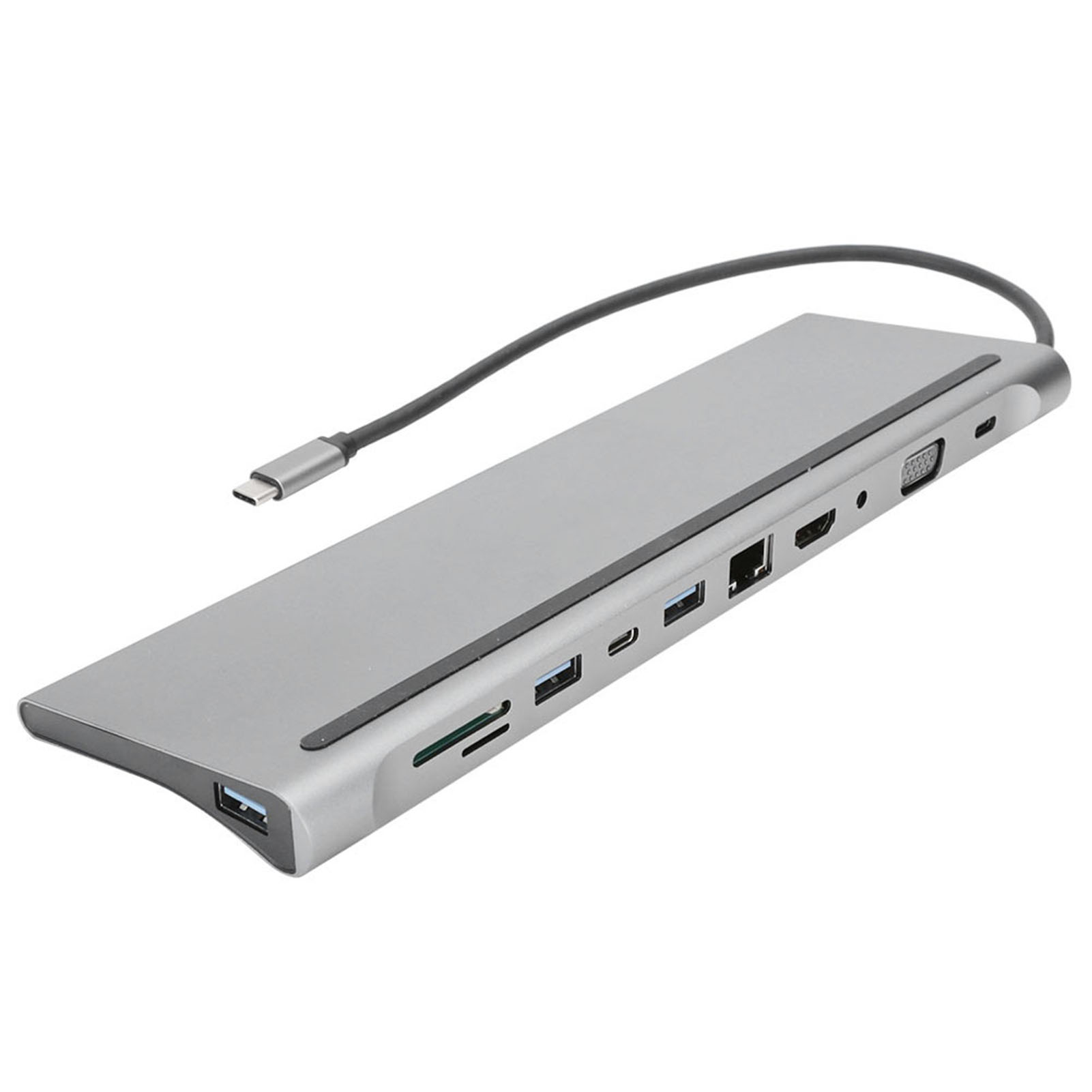 11-in-1 Typ-c Erweiterungs-dockingstation, Usb 3.1 Zu Hdmi Kartenleser, Multifunktionsadapter