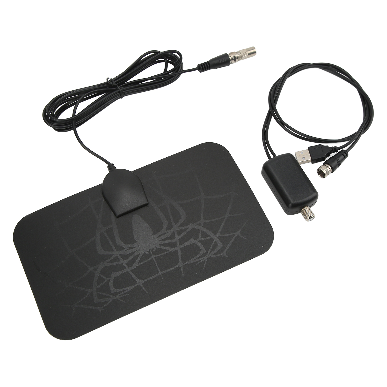 Kj-034 Verstärkte Hd-digital-tv-antenne, 25 Dbi, 4k, 980 Meilen Reichweite, Kompatibel Mit 720p, 1080i Und 1080p Atsc