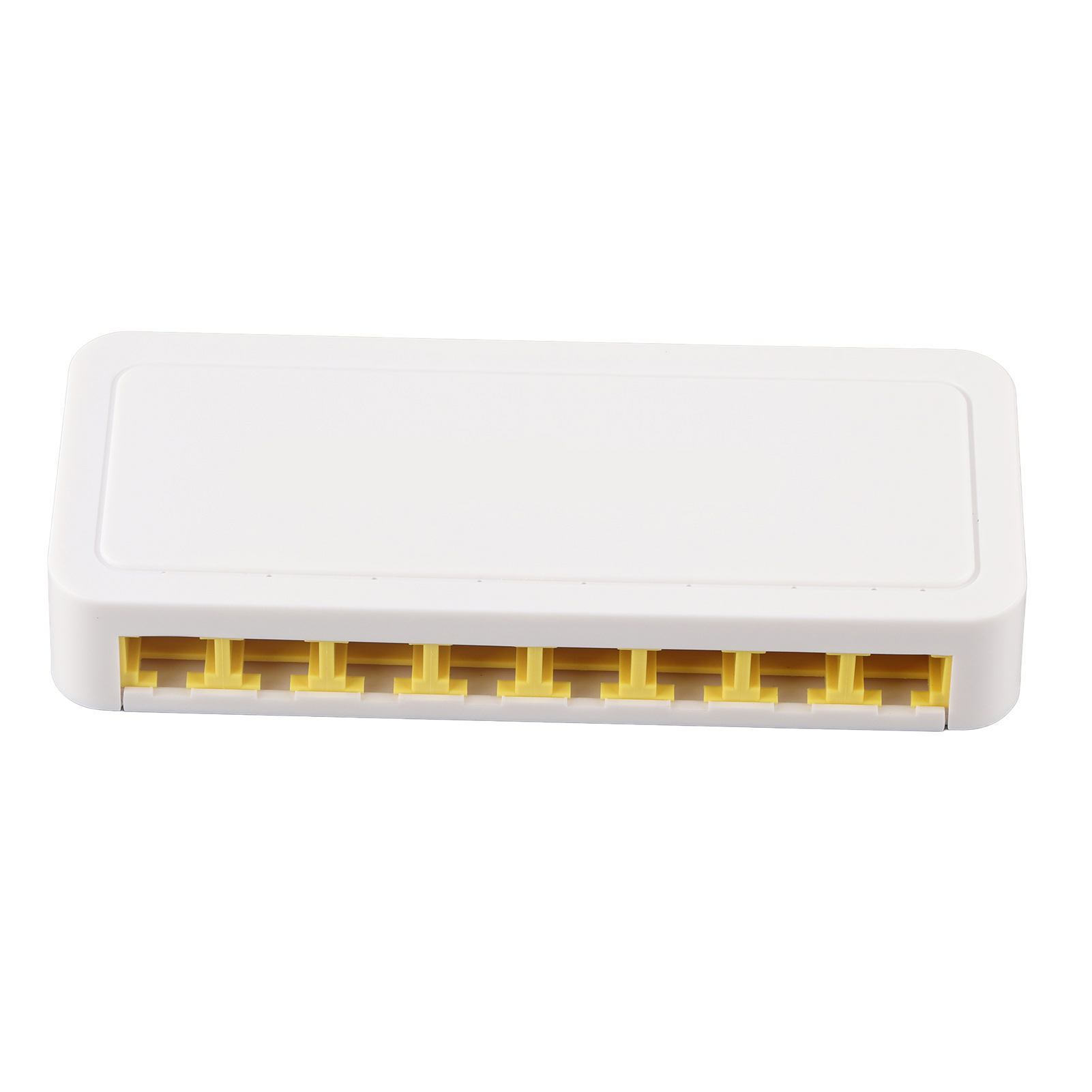 8-port-ethernet-switch, Professioneller, Geräuscharmer Betrieb, Plug & Play, Rj45-lan-splitter Für Zuhause Und Büro, 100–240 V Eu-stecker